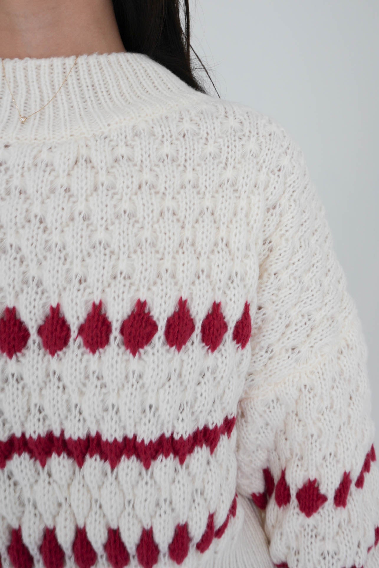 Winter Park Sweater in Red