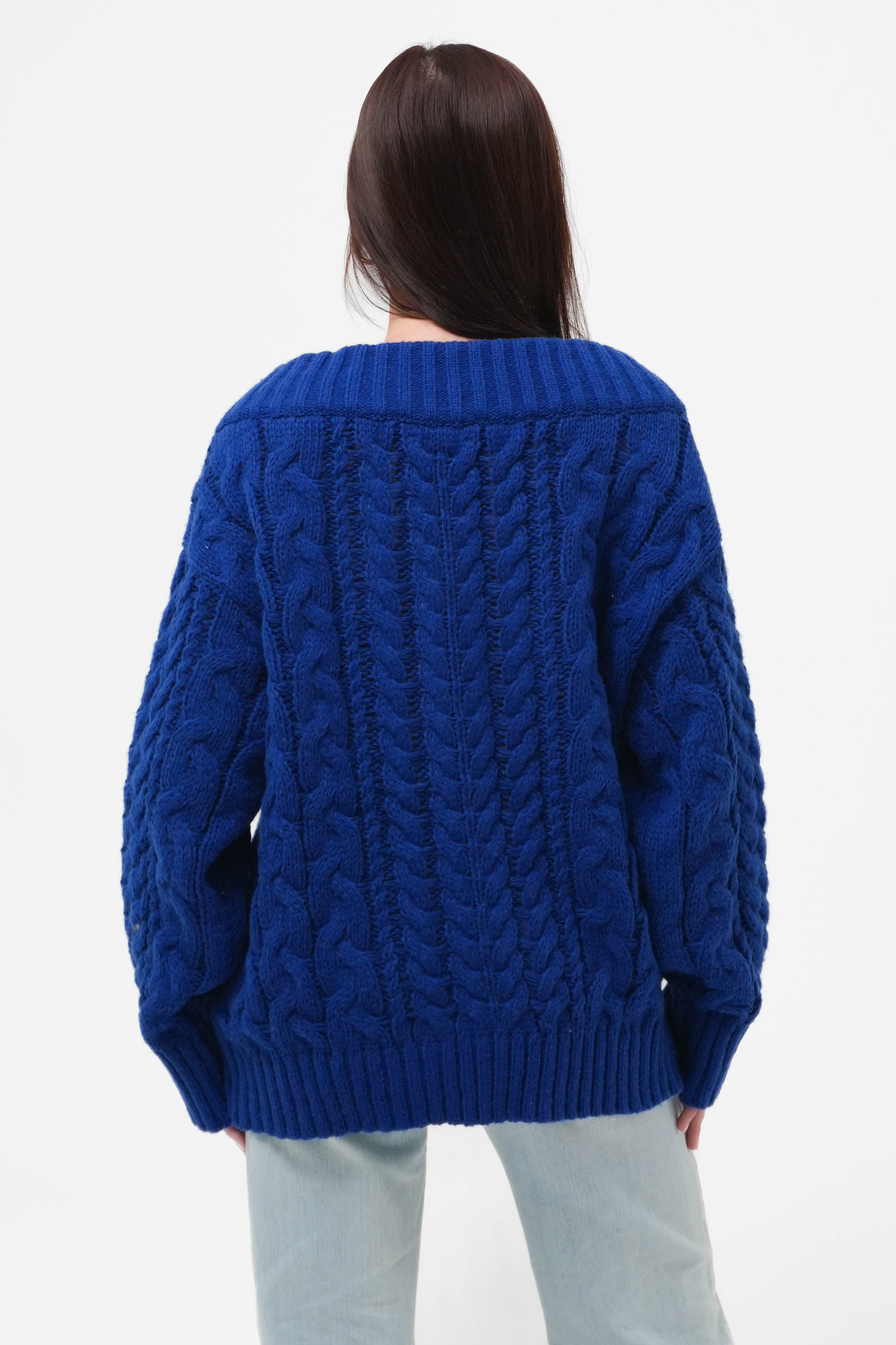 Seeing Blue Oversized Sweater