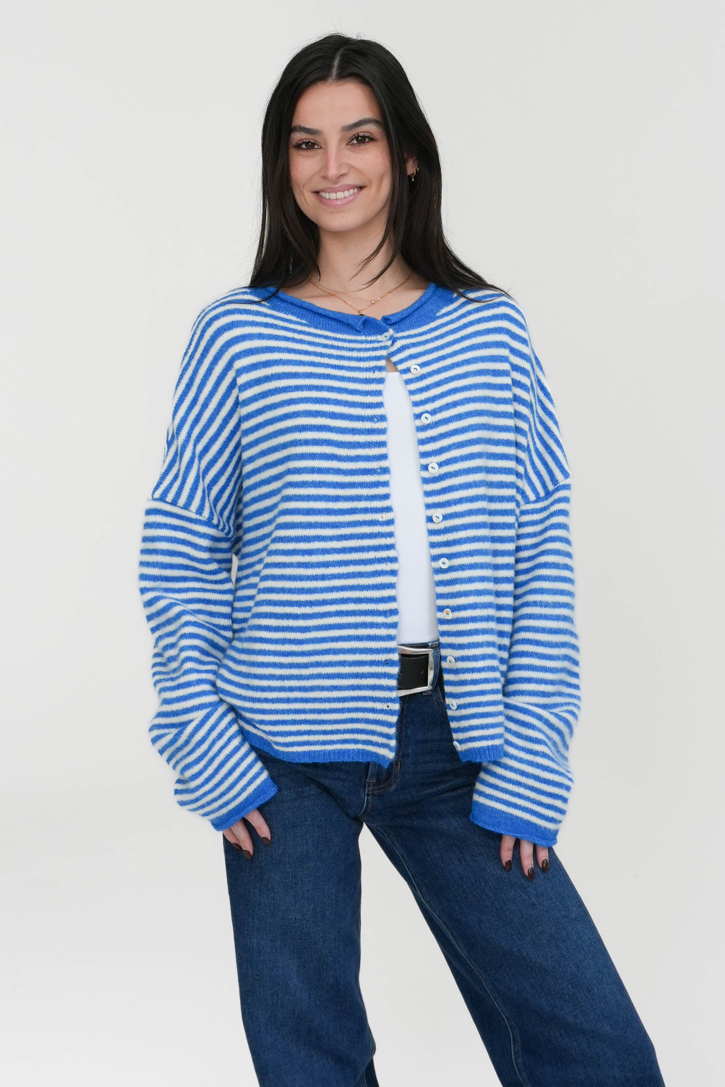 Phoebe Cardigan in Blue