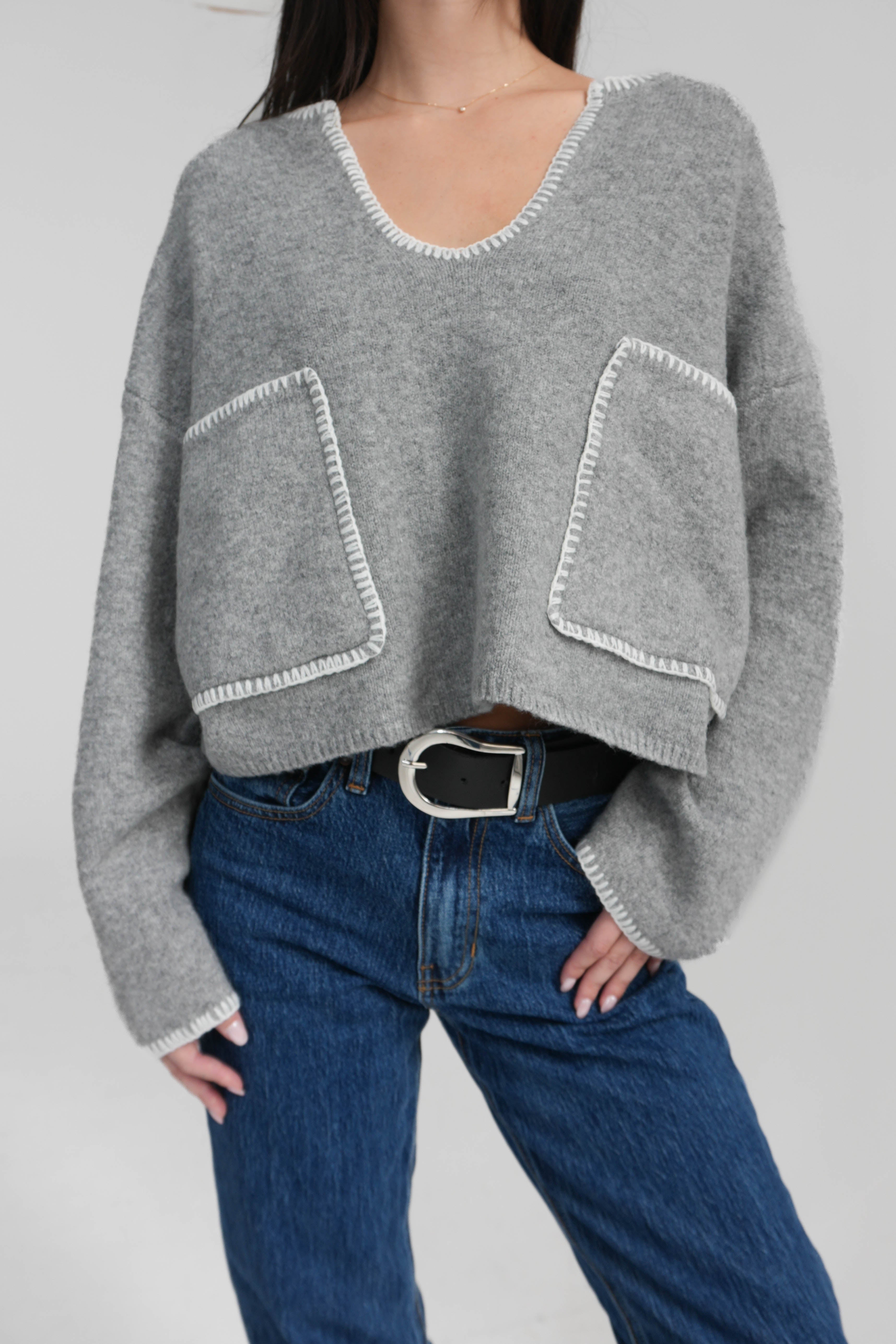 Danielle Sweater in Grey