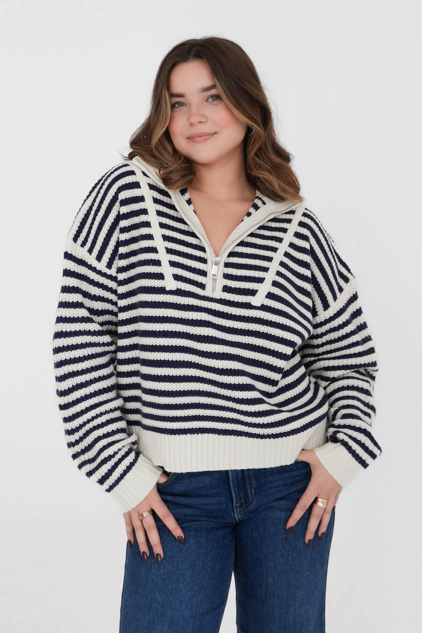 As It Was Sweater in Navy