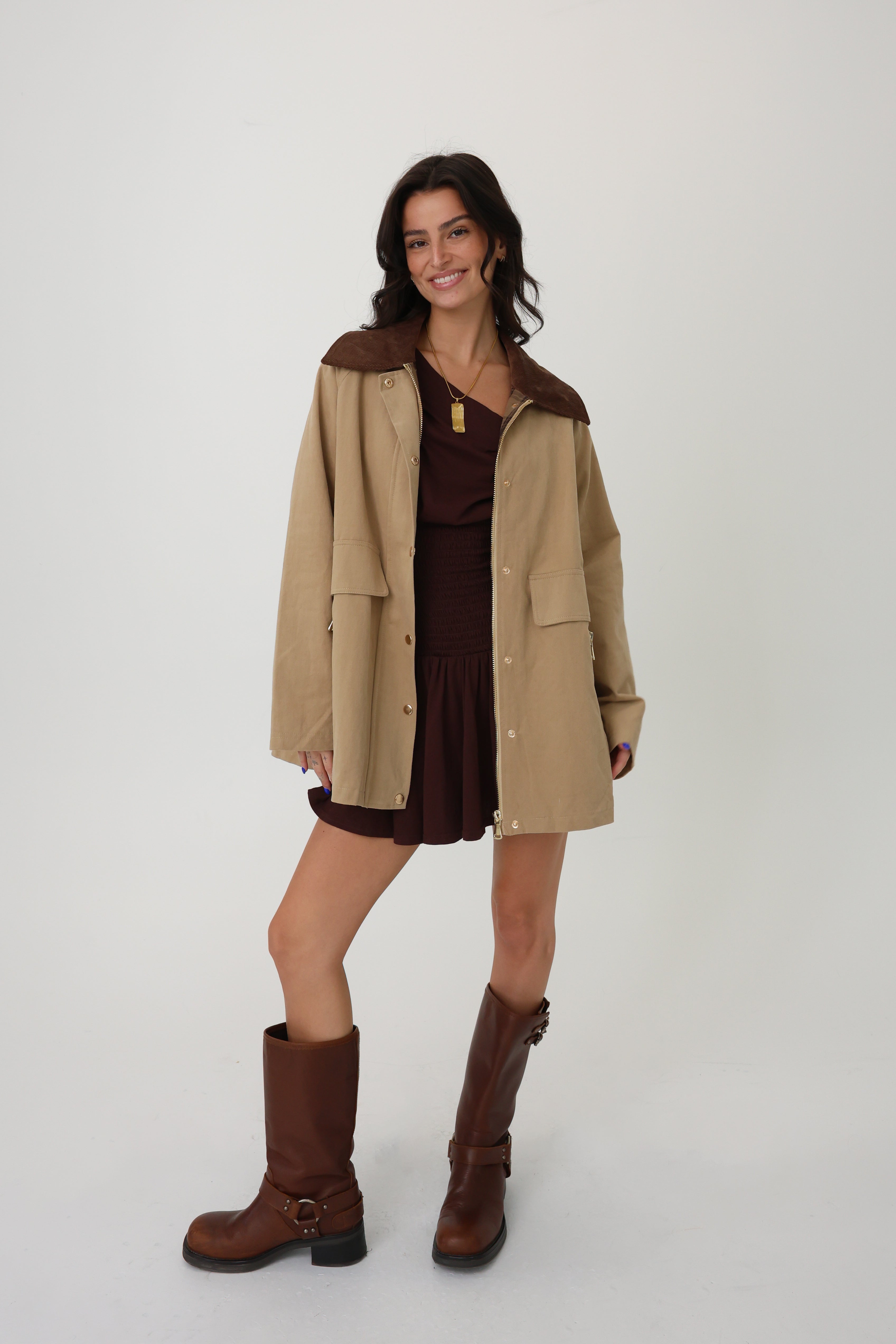 North Shore Jacket in Beige