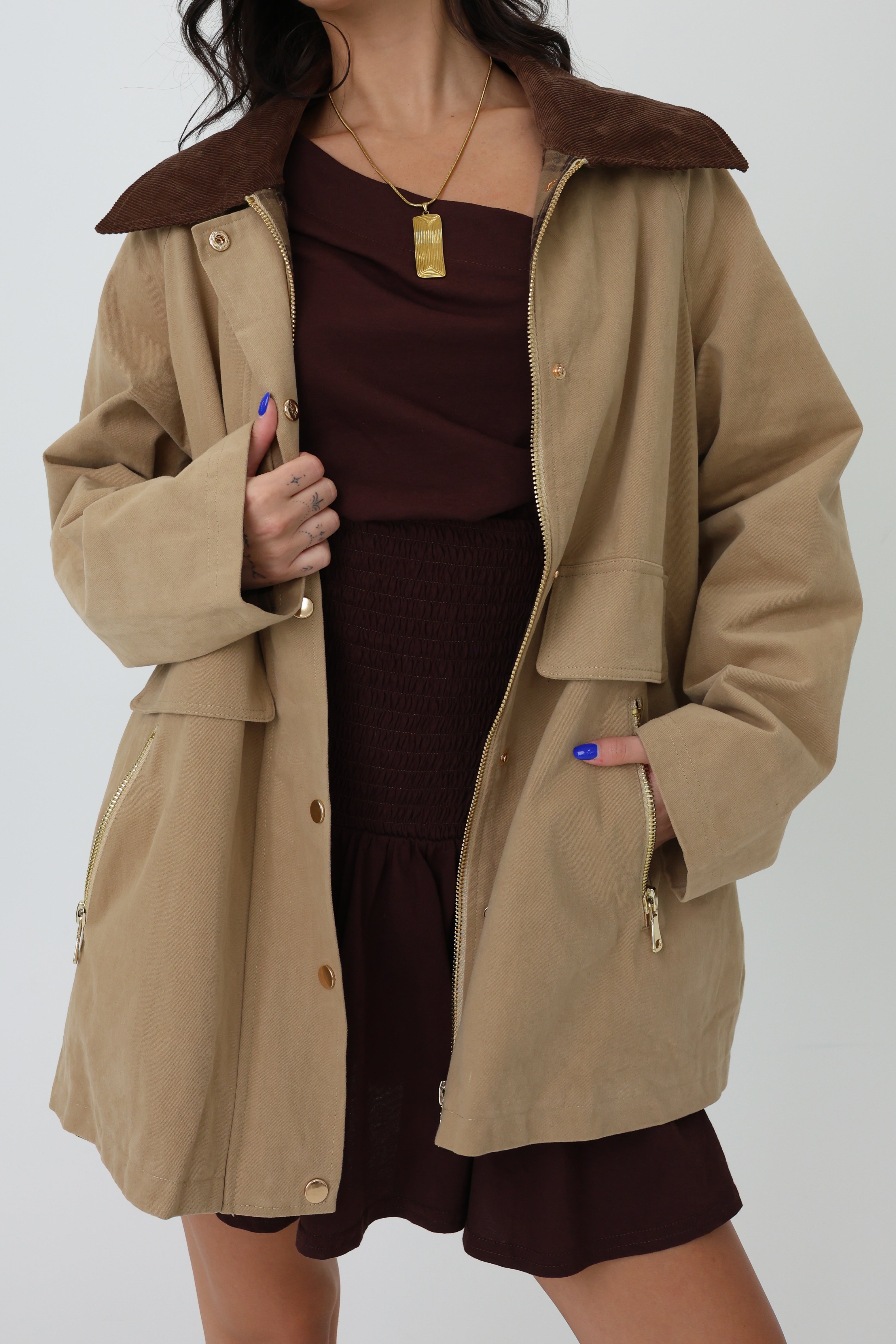 North Shore Jacket in Beige