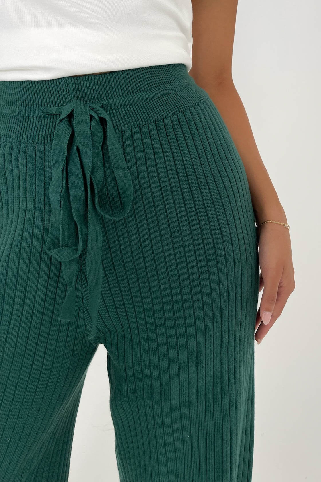 Unwritten Love Knit Pants in Green