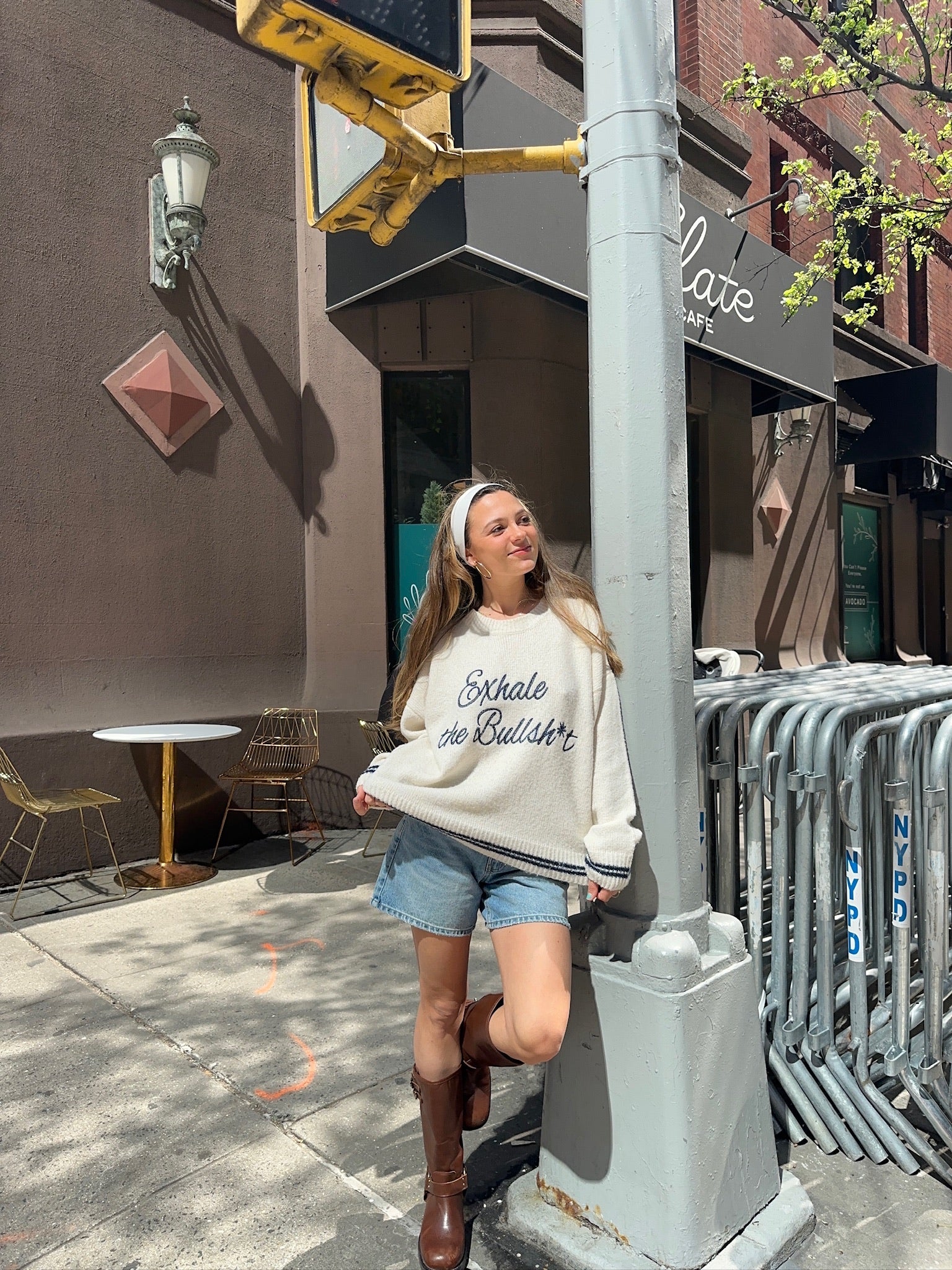 Exhale The Bullsh*t Sweater