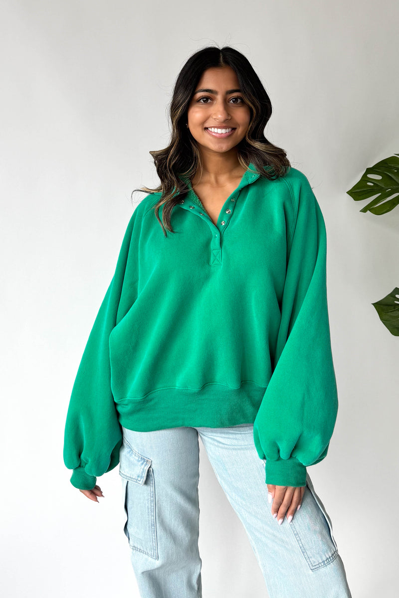 Lennon Sweatshirt in Green