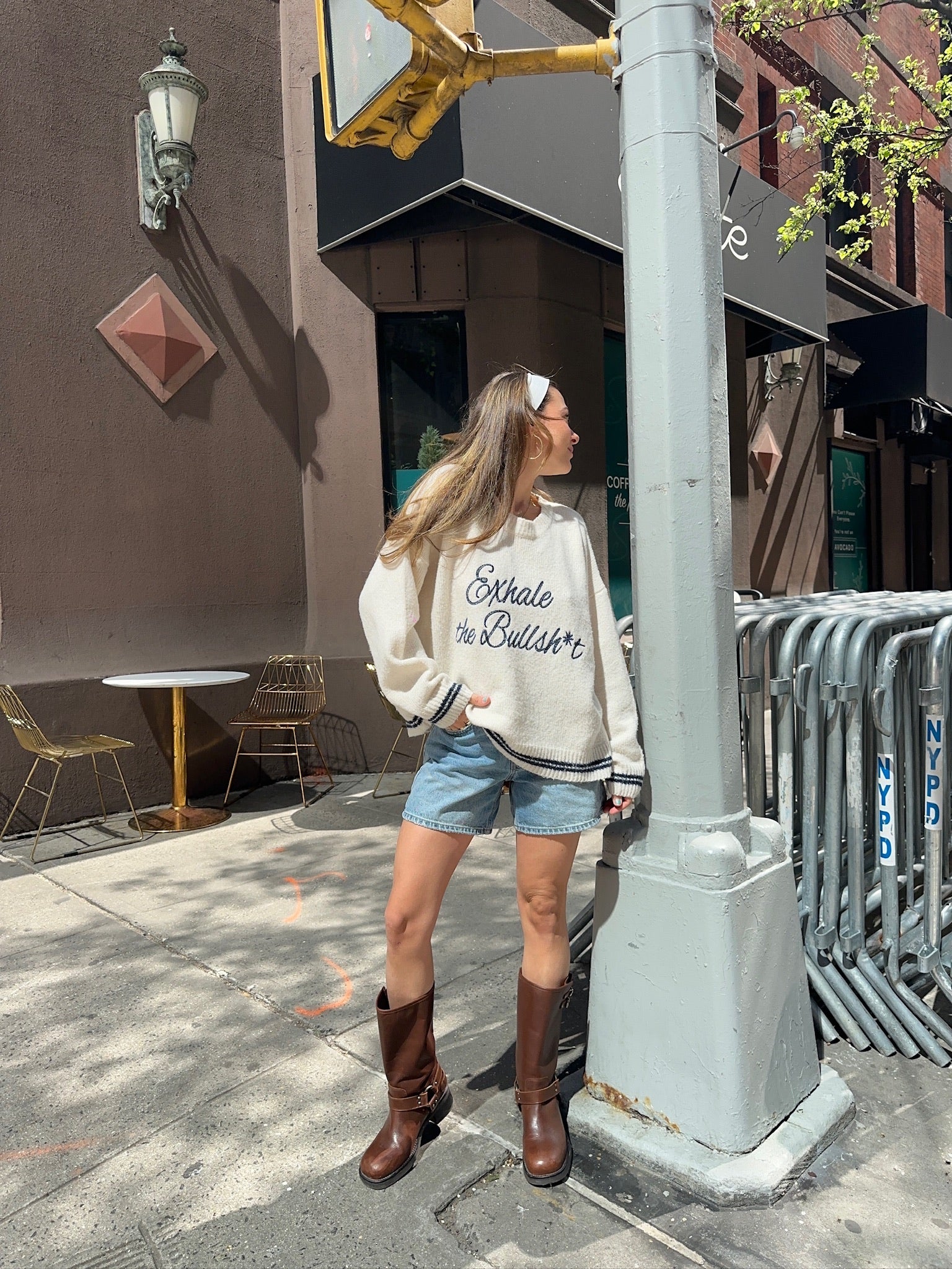 Exhale The Bullsh*t Sweater