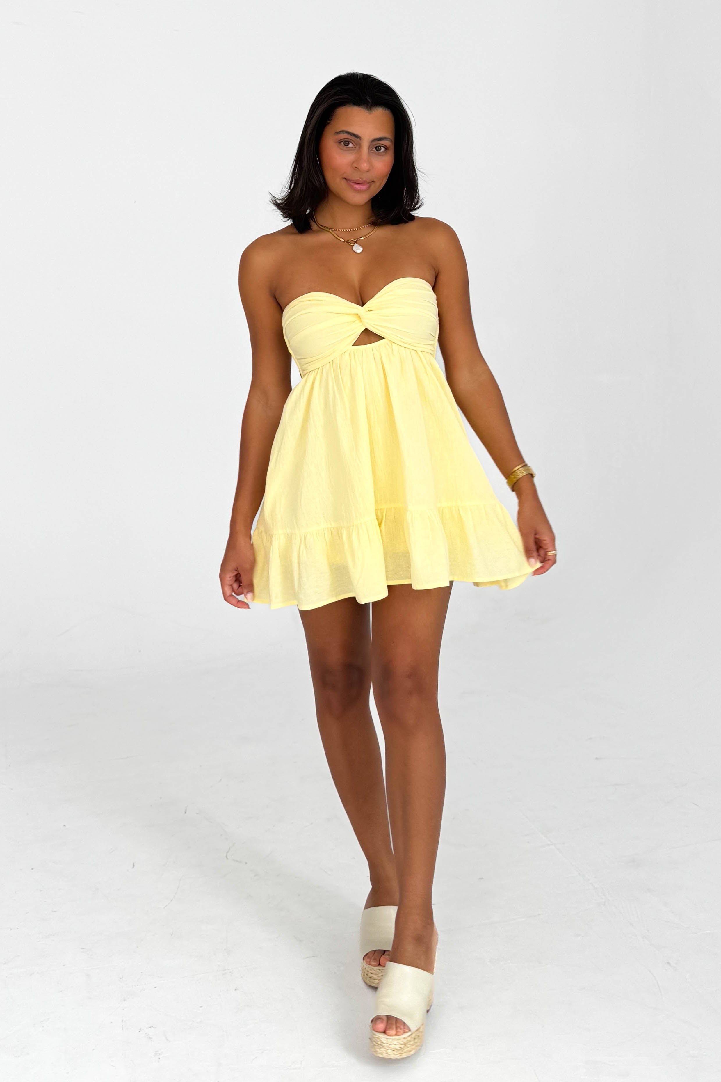 Summer Breeze Dress in Yellow
