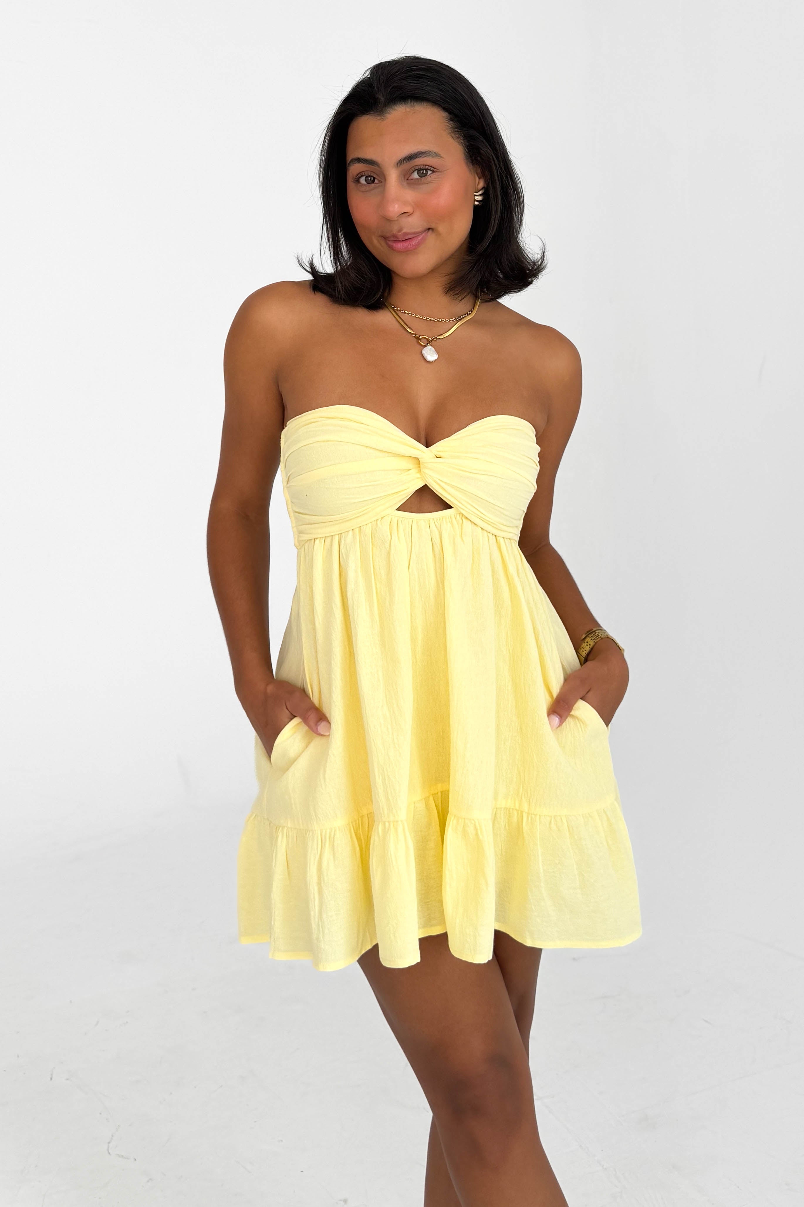 Summer Breeze Dress in Yellow