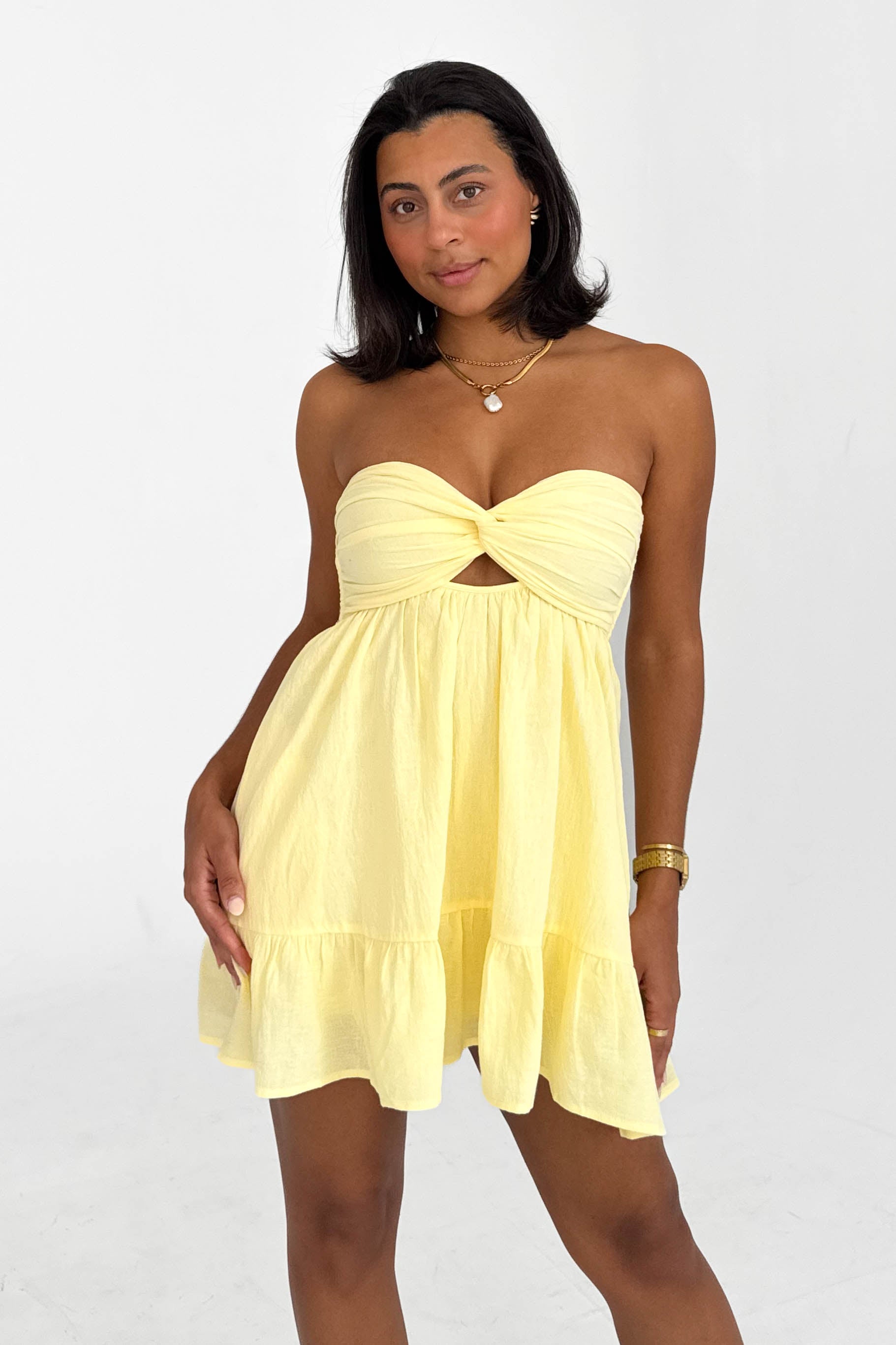 Summer Breeze Dress in Yellow