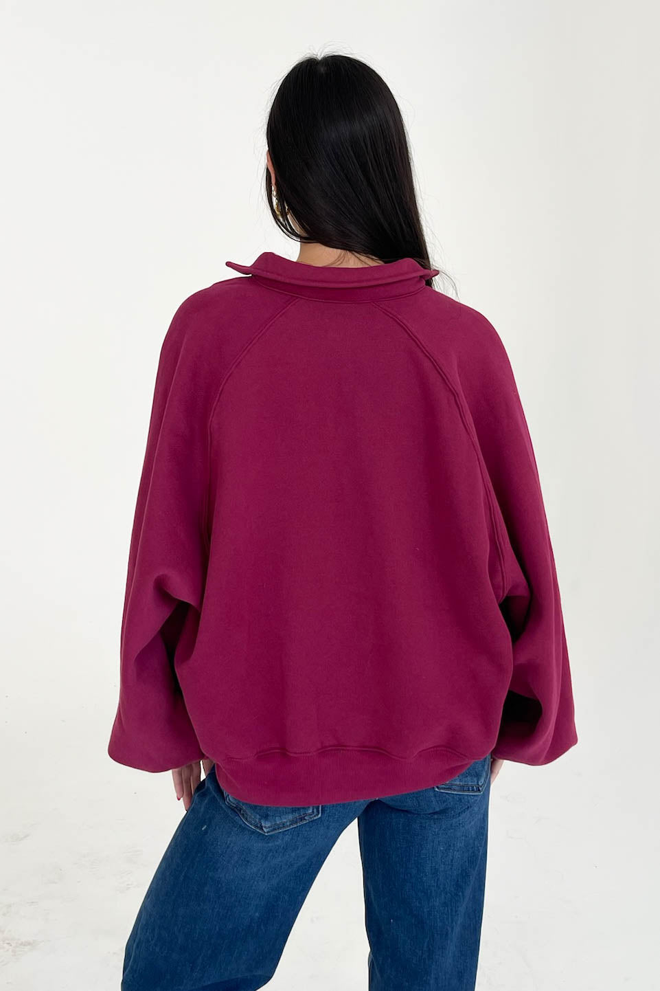 Lennon Sweatshirt in Berry