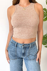 No Rules Tank in Caramel