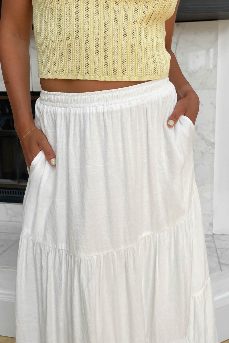 Willa Skirt in White