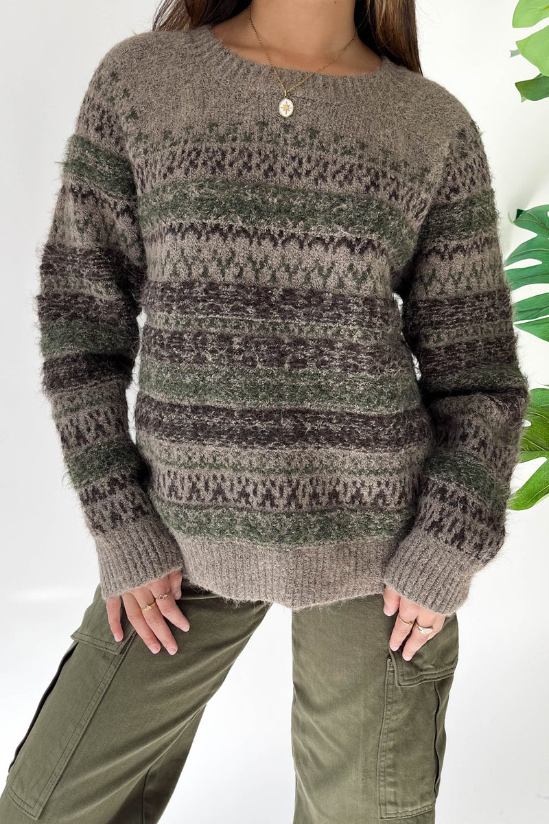 Taytum Sweater in Forest