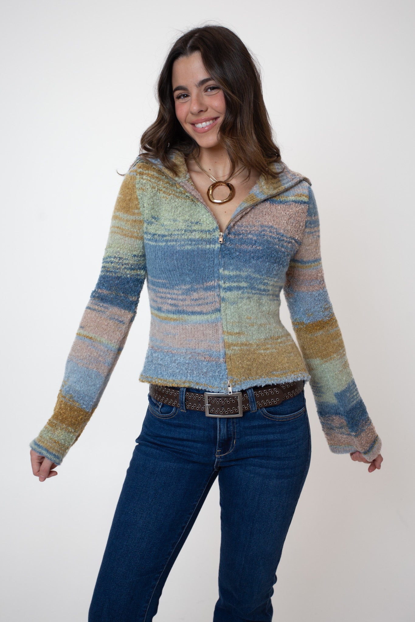 Skye Sweater in Baby Blue