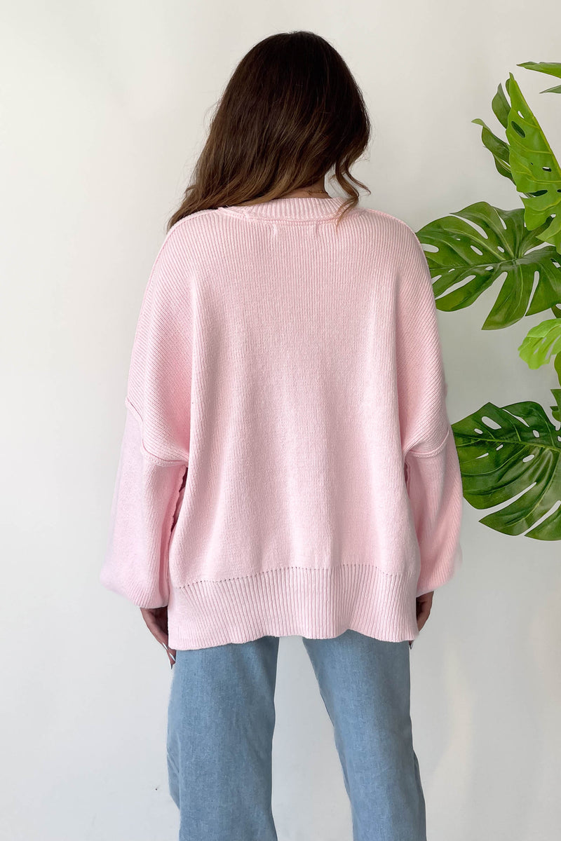 Martha Sweater in Pink
