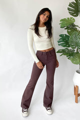 Steal The Moment Jeans in Brown