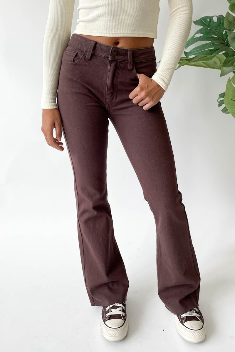 Steal The Moment Jeans in Brown