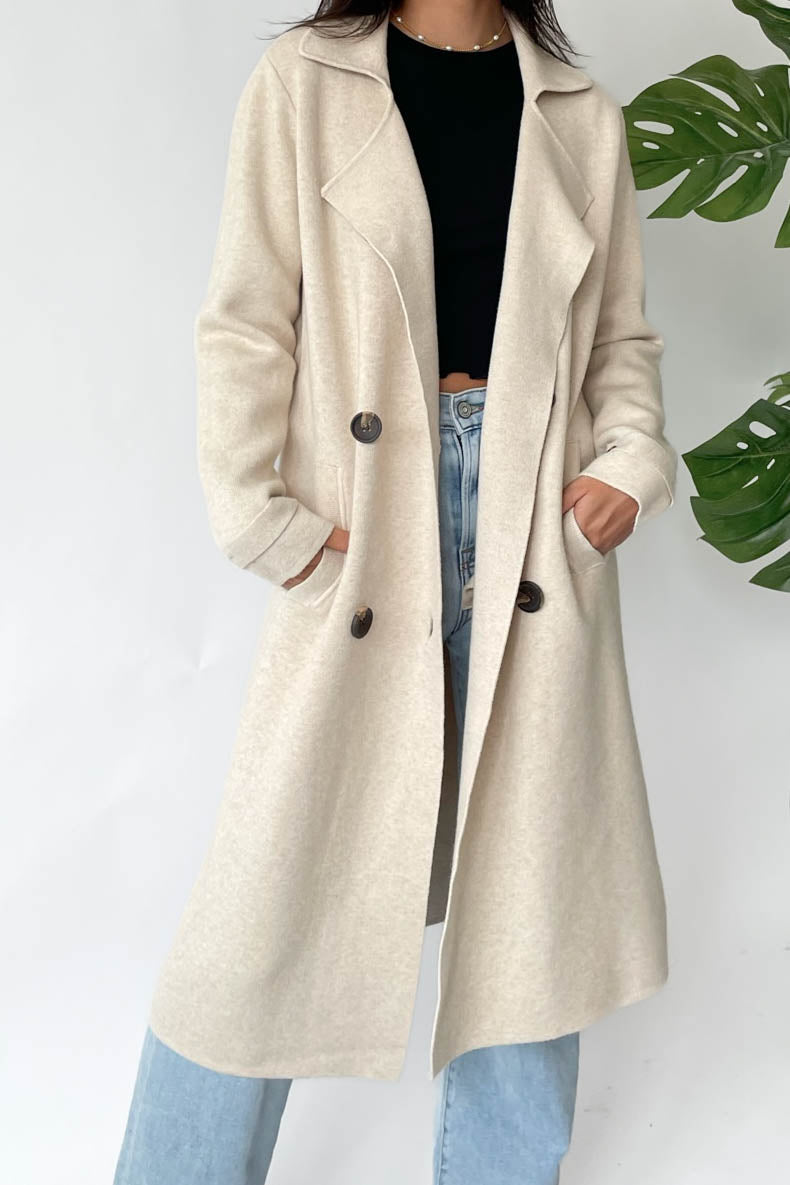 Adriana Coat in Oatmeal