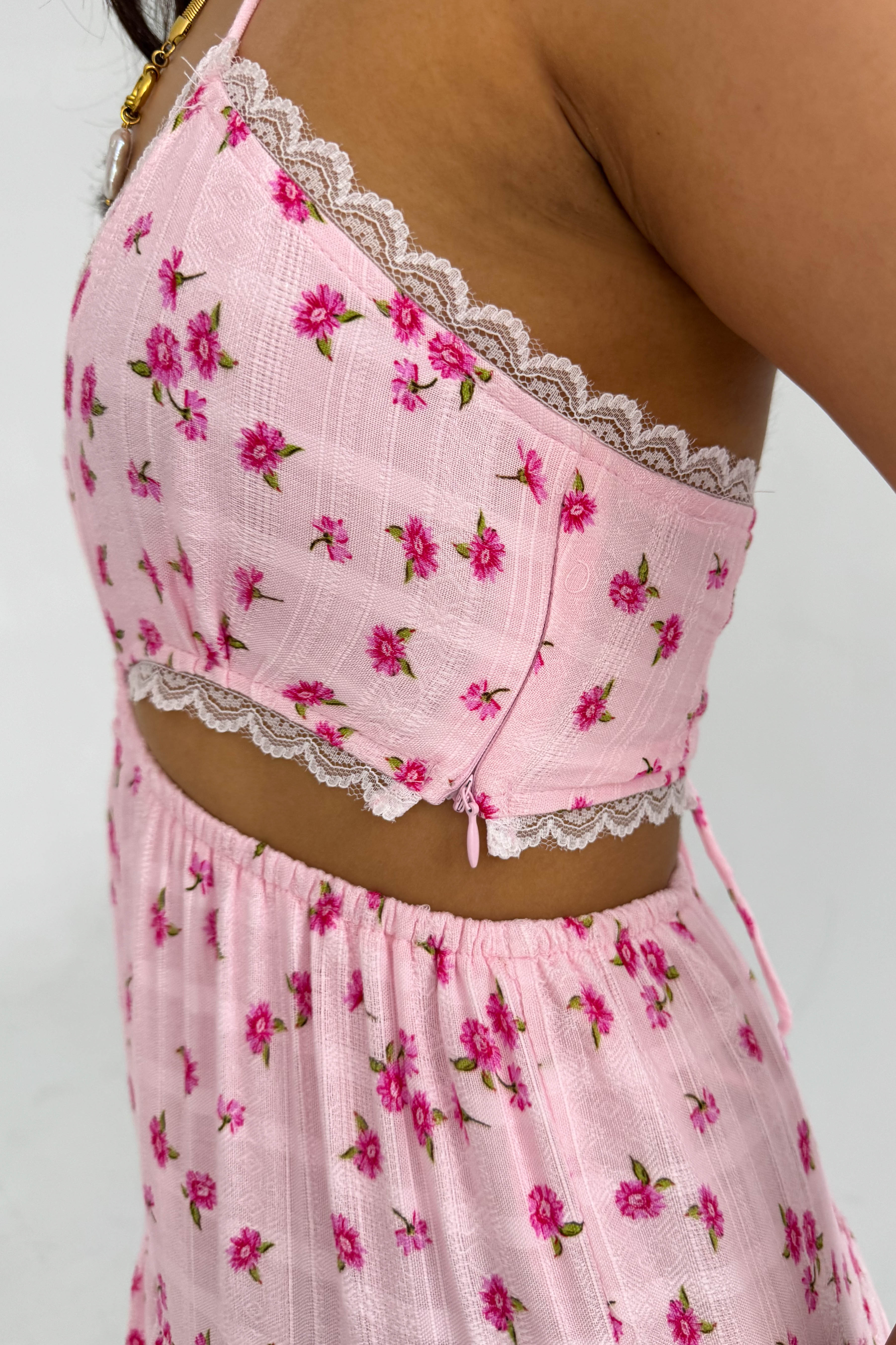 Summer Delight Dress in Spring Pinky