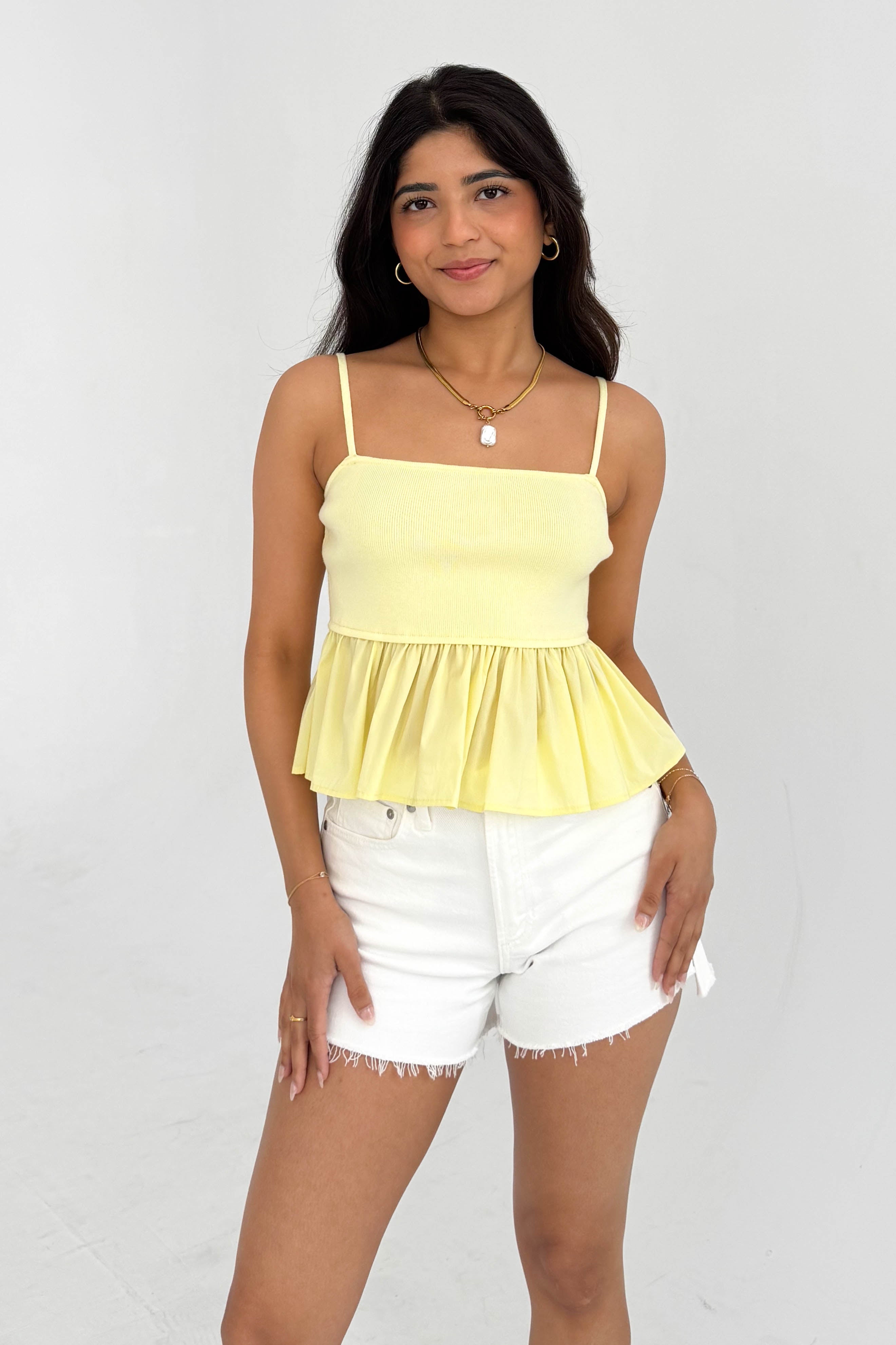 Izzy Top in Yellow
