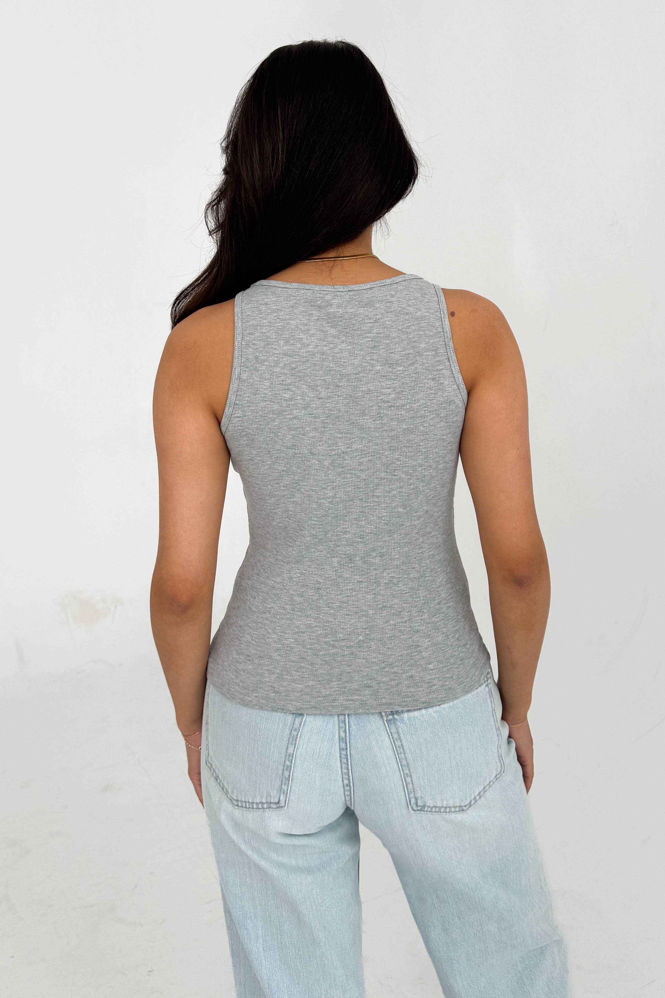 Cassian Tank in Grey