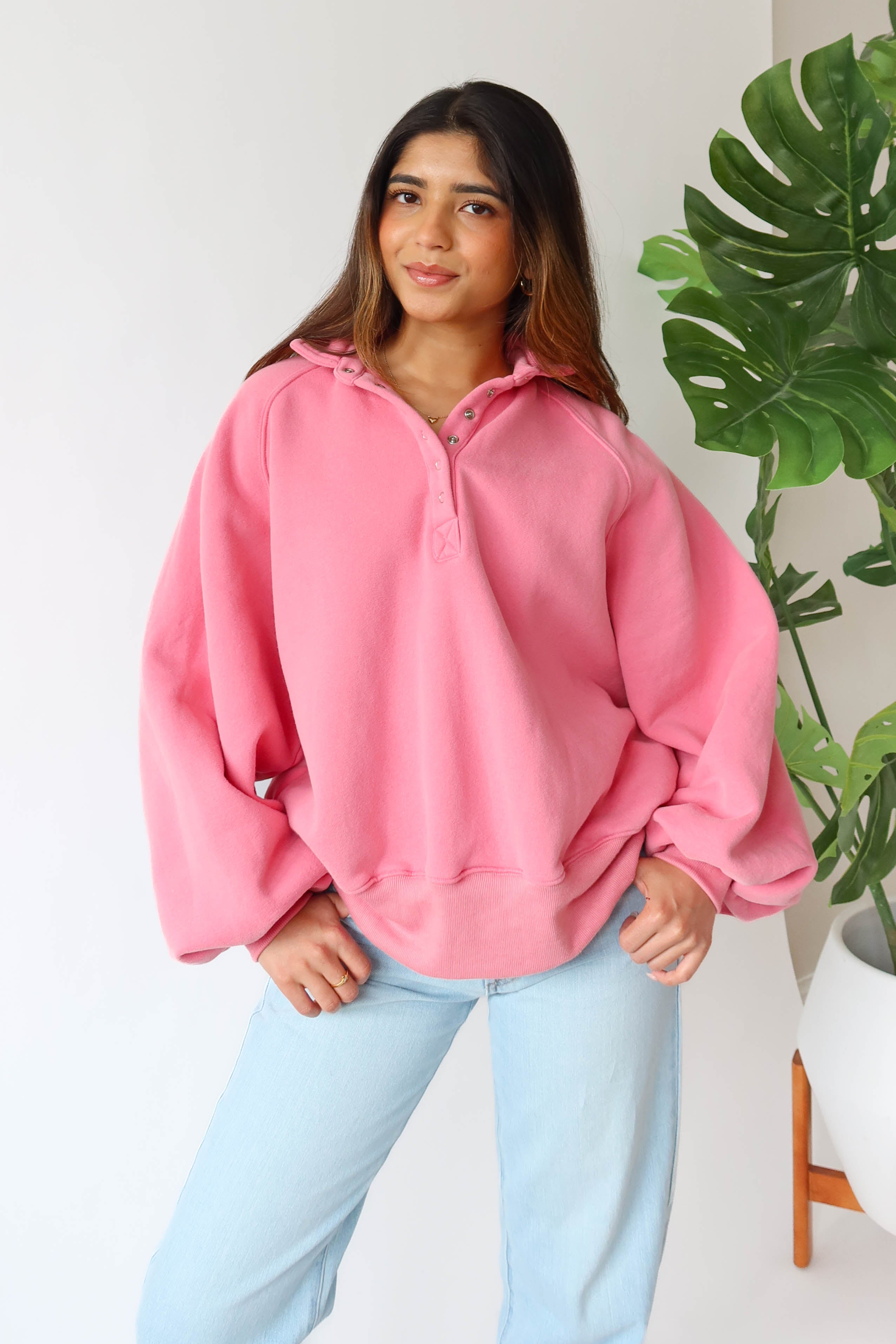 Lennon Sweatshirt in Pink