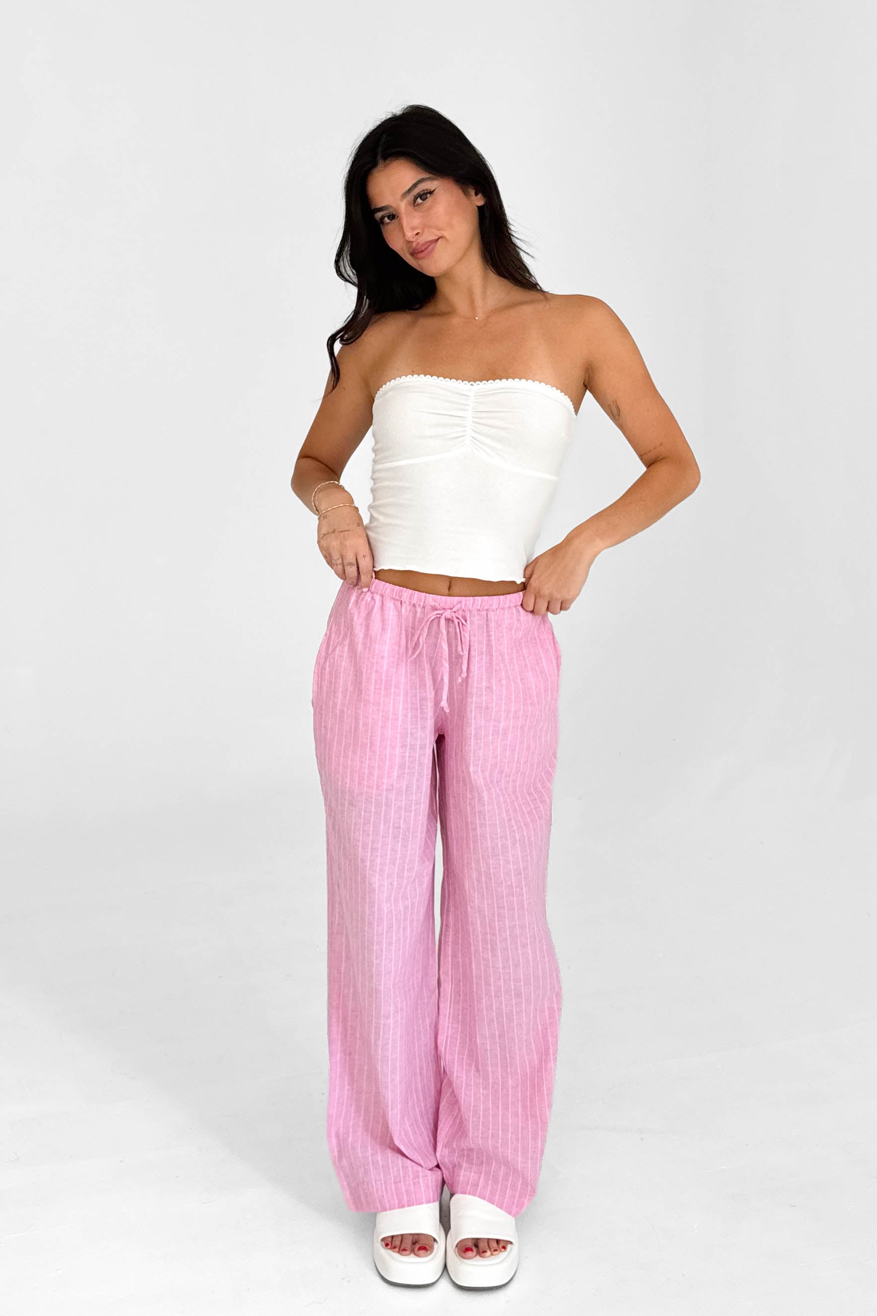 Sunset Stroll Pants in Pink