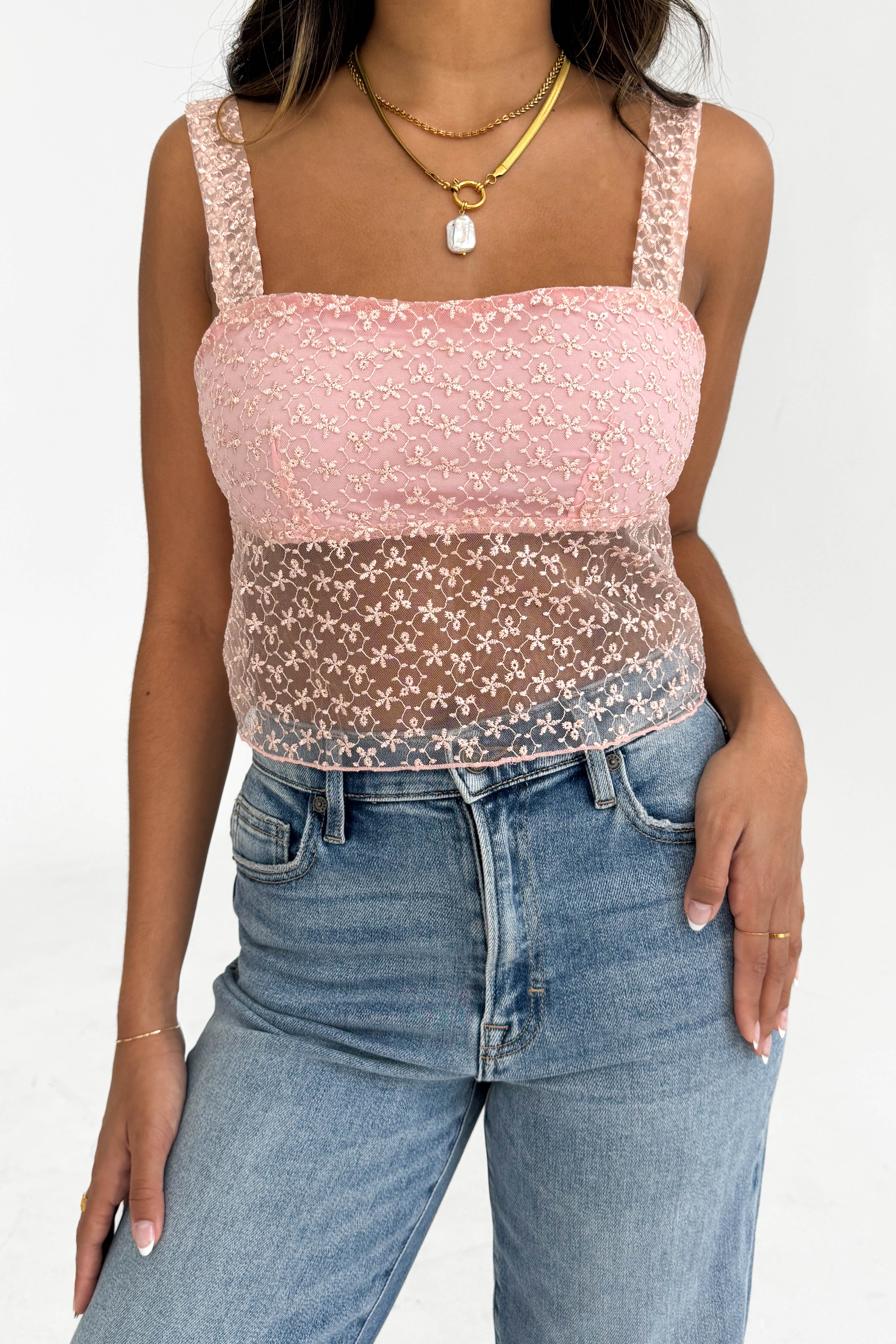 Adore You Top in Blush