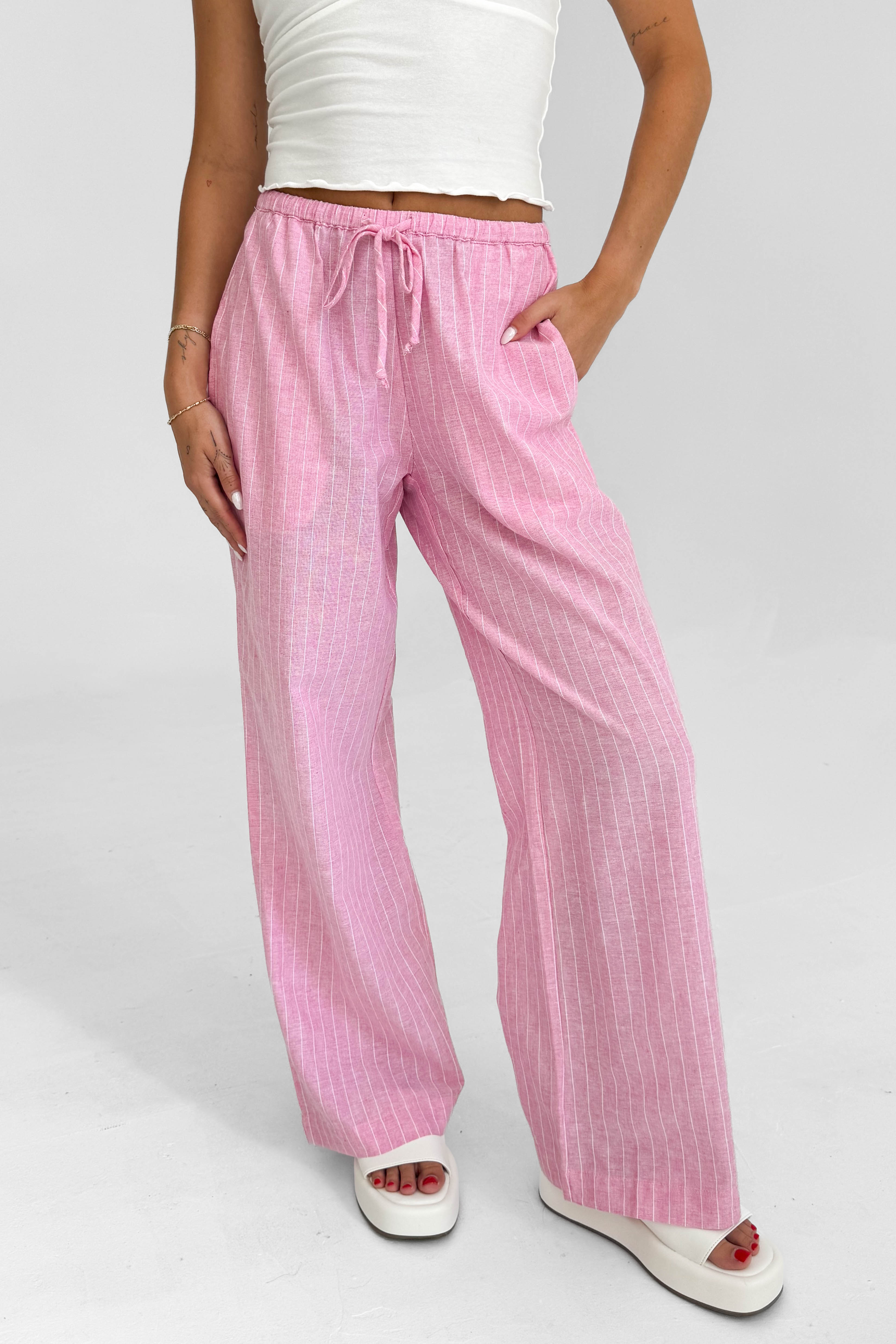 Sunset Stroll Pants in Pink