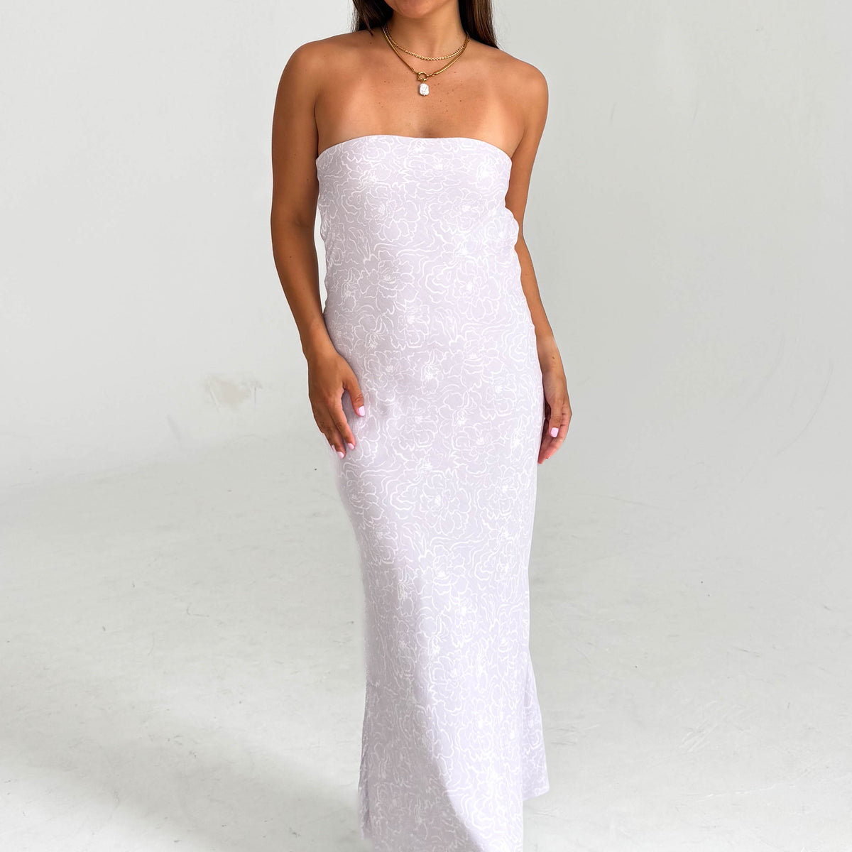 Amber Dress in Lavender