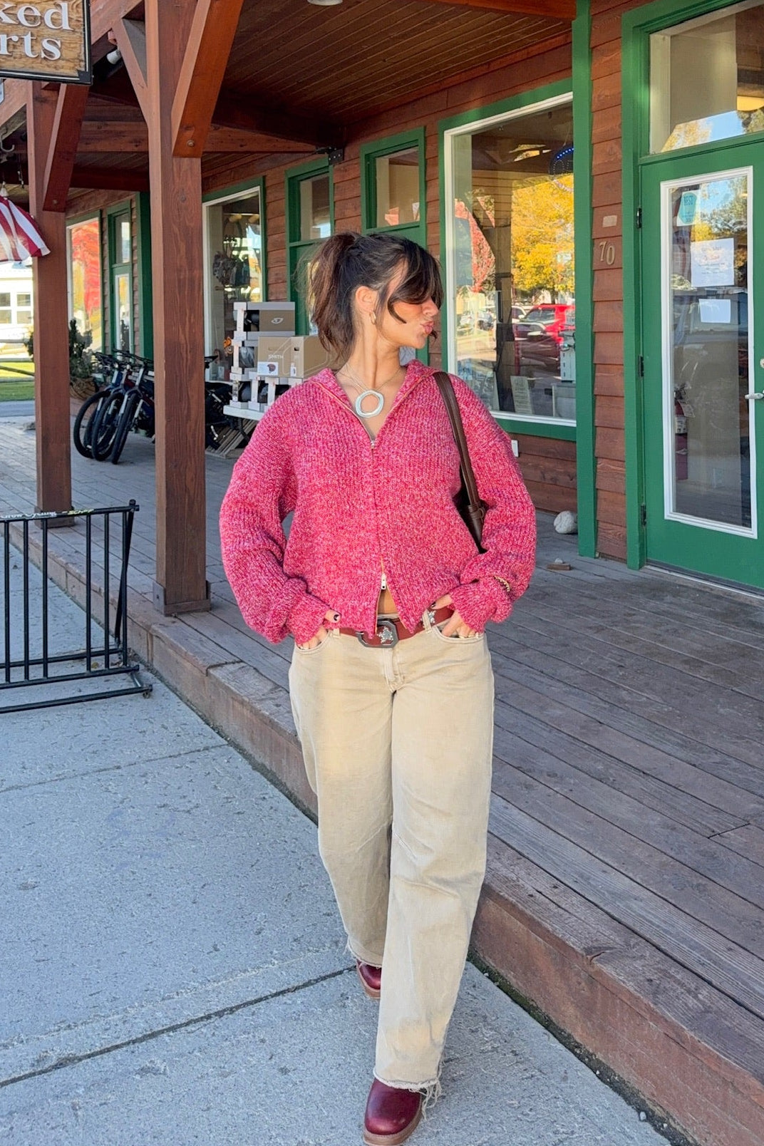 Shiloh Zip Up Sweater