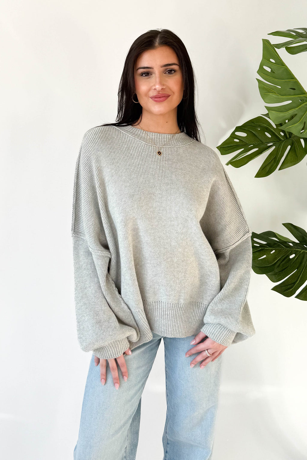 Martha Sweater in Grey – Grey Bandit