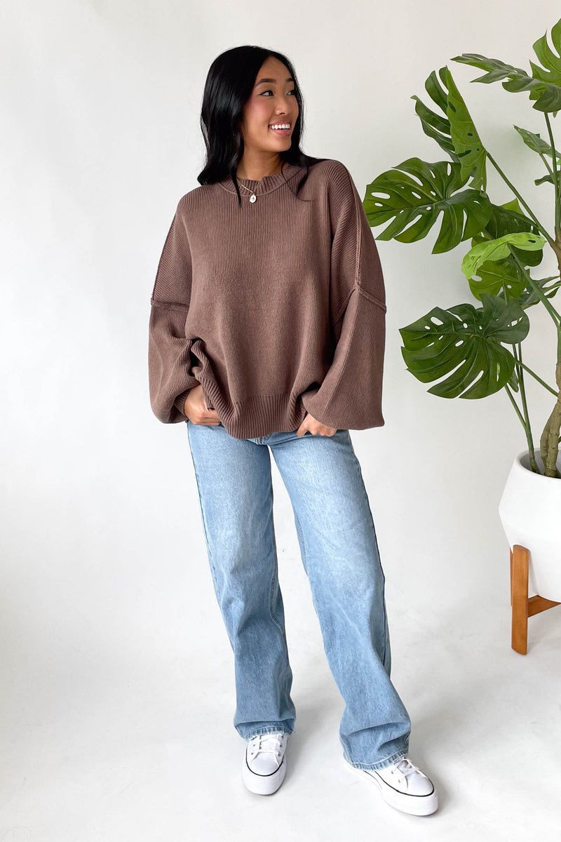 Martha Sweater in Brown
