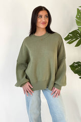 Martha Sweater in Moss