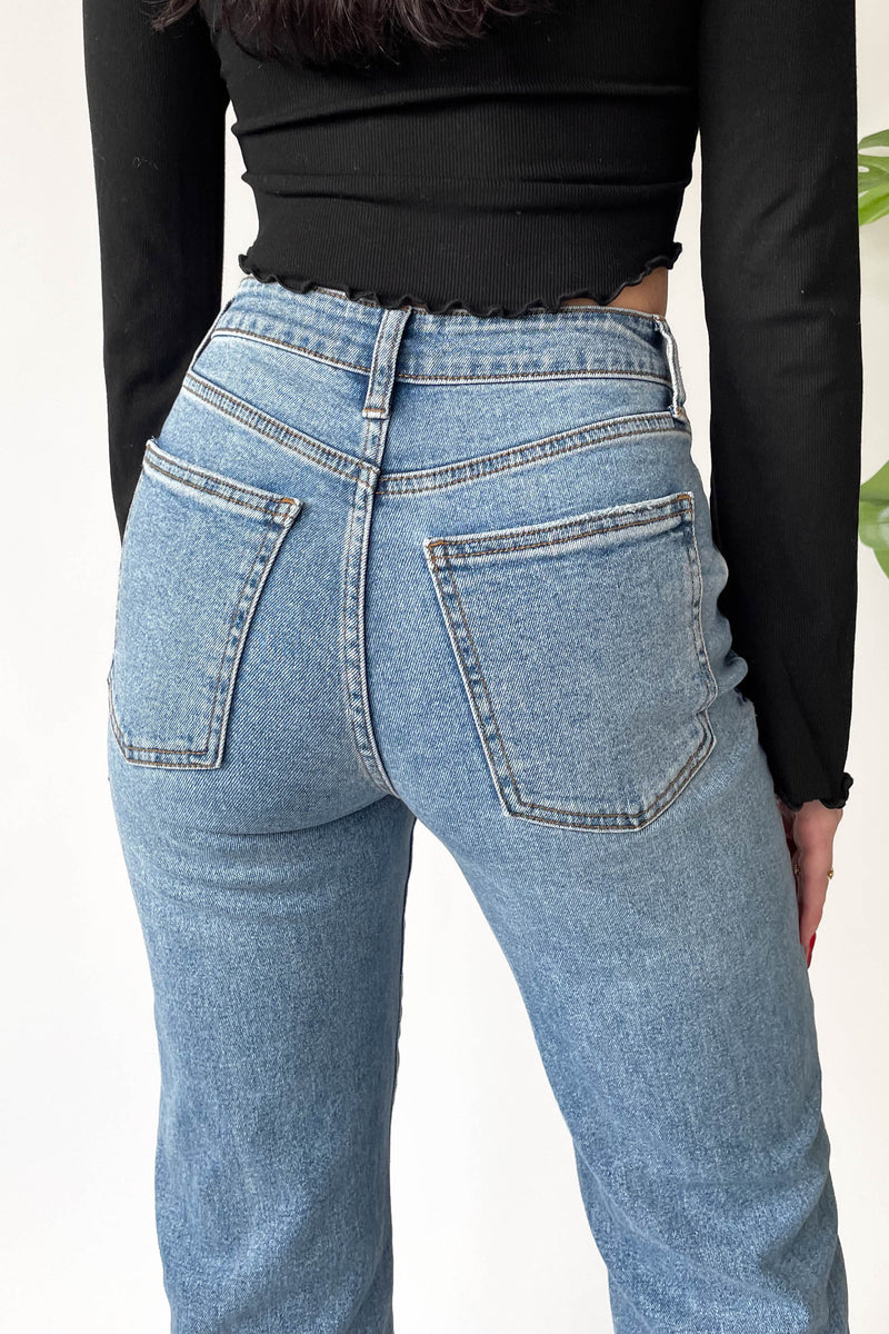 Stefanie Jeans in Medium Denim