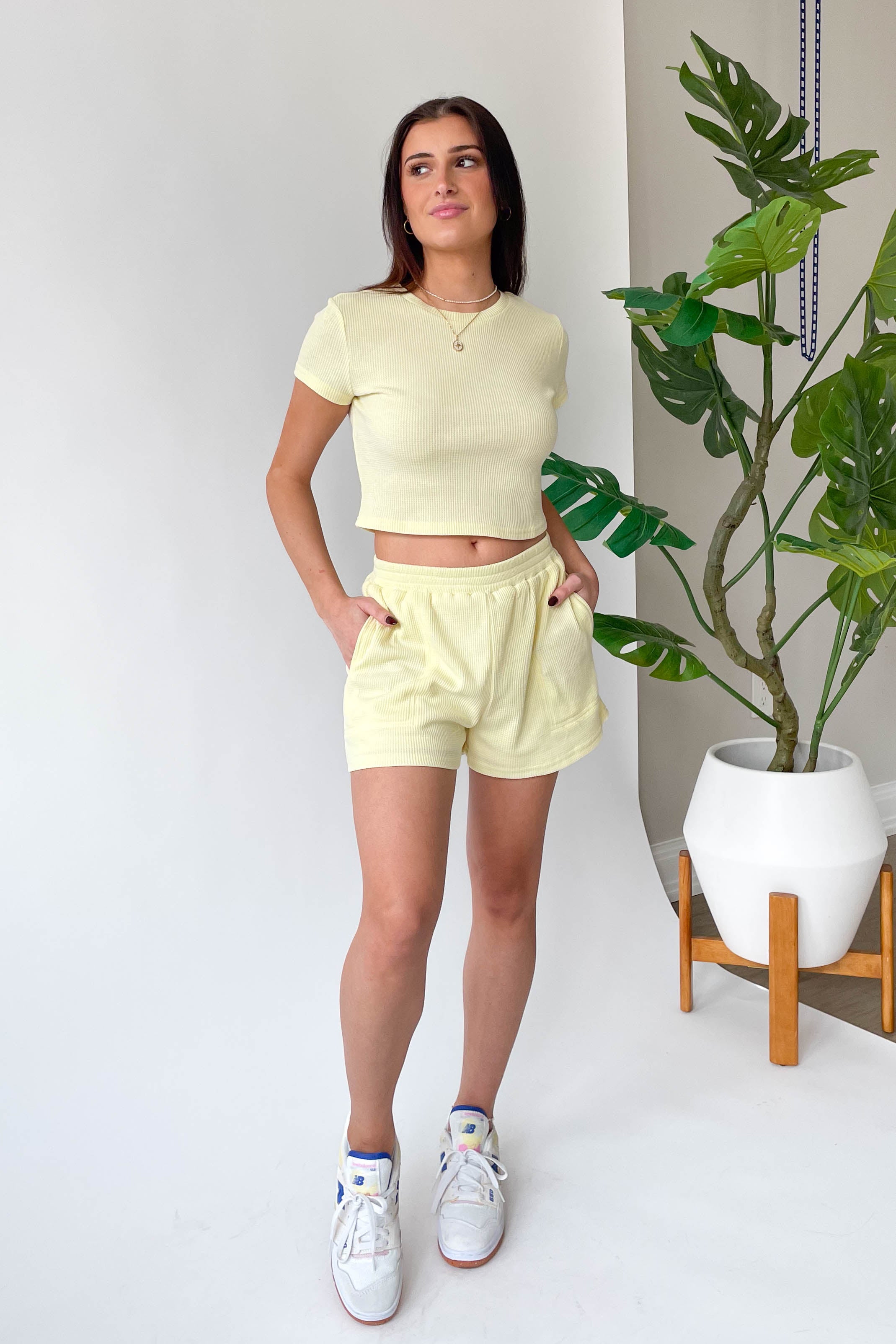 Sophia Shorts in Yellow