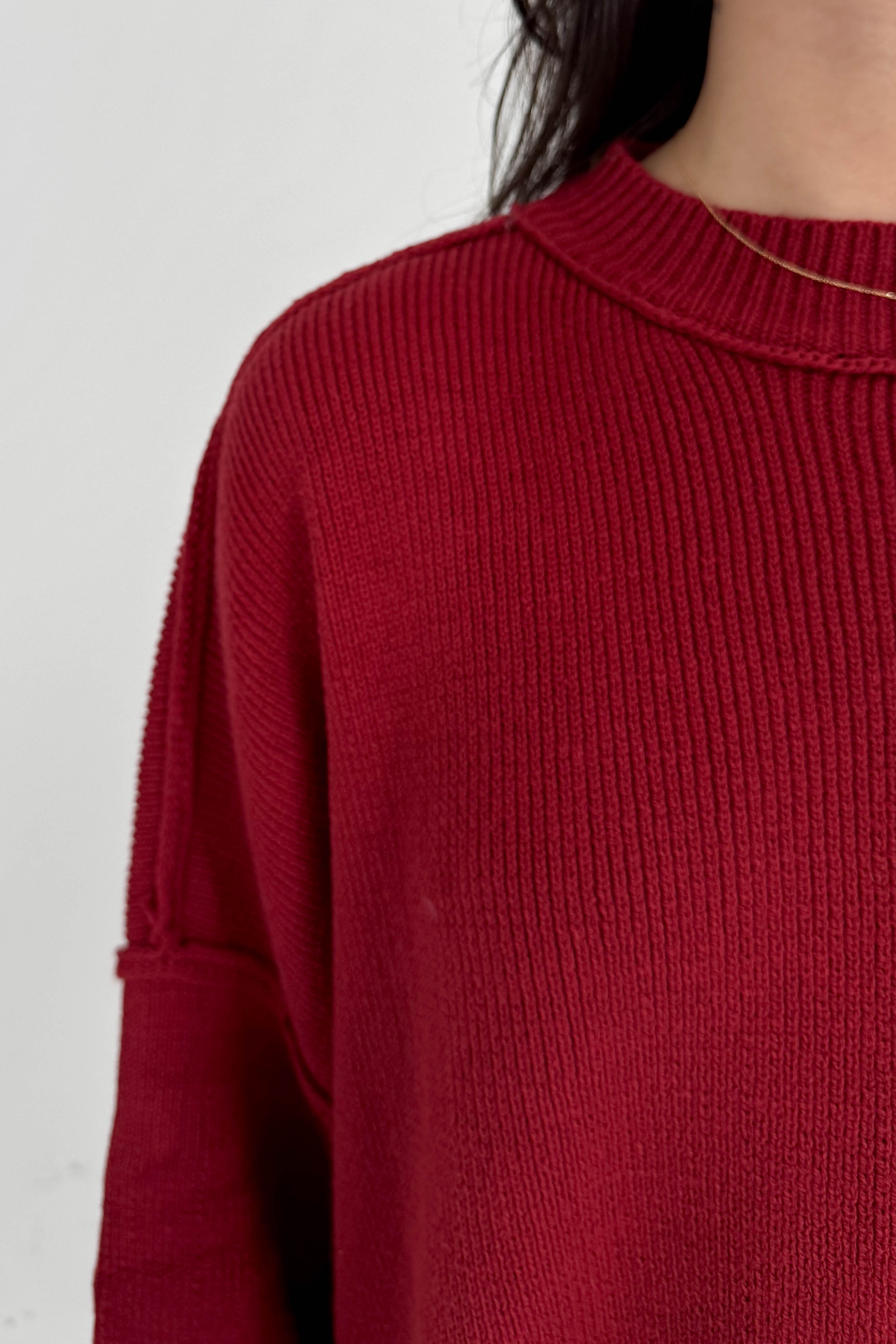 Martha Sweater in Red