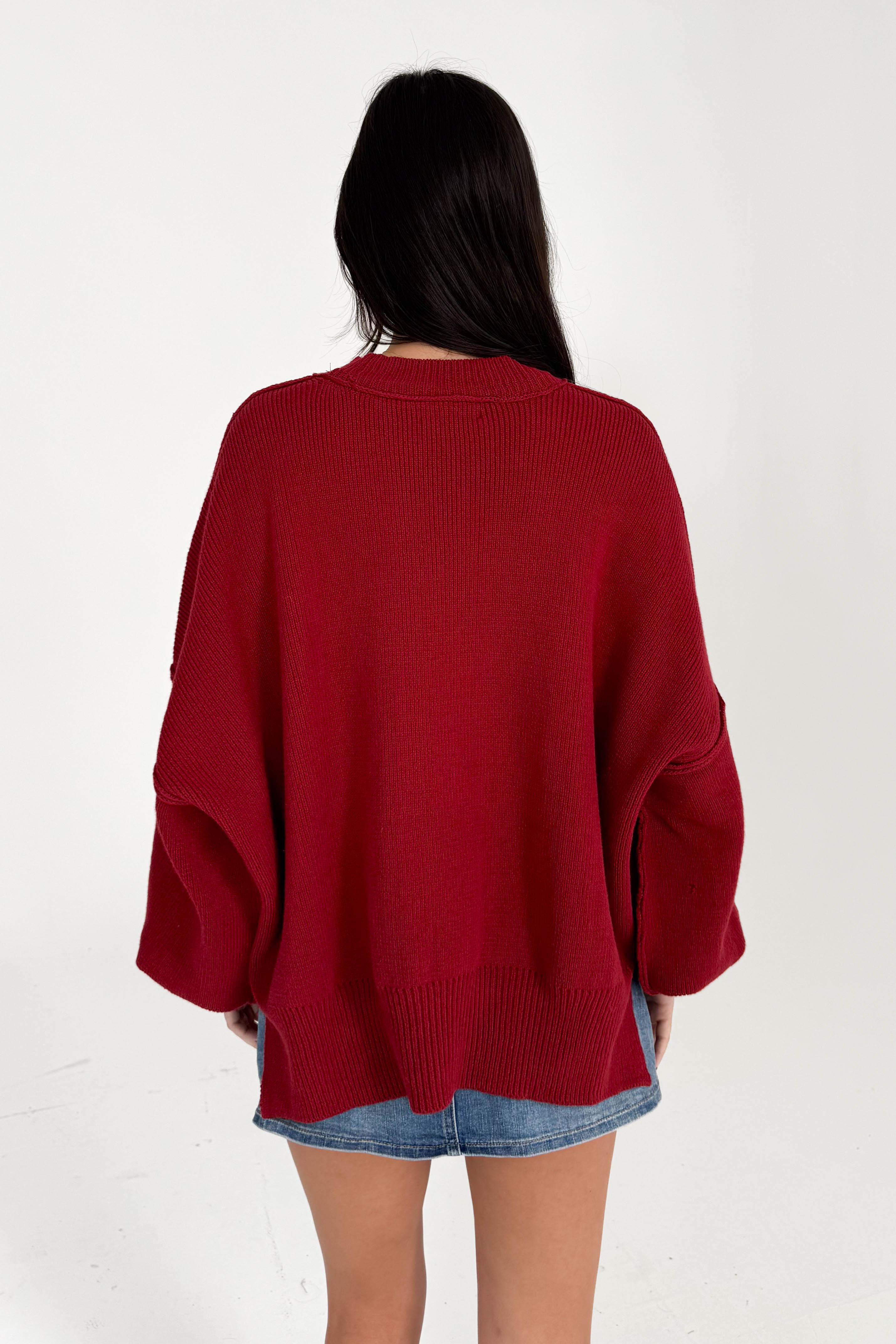 Martha Sweater in Red