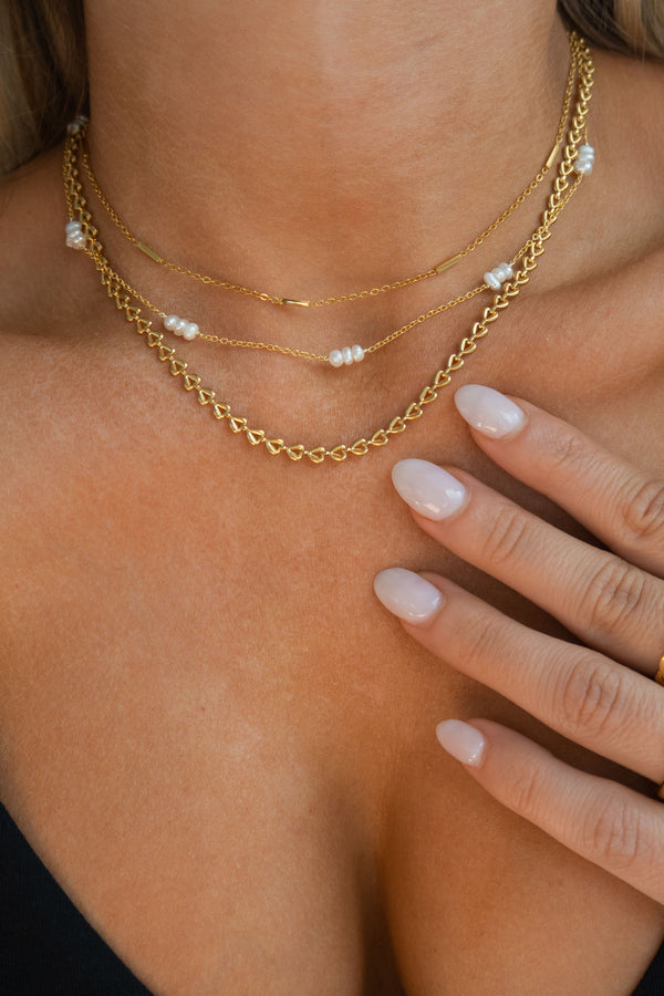 Kendra Necklace in Gold