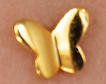 Mini Butterfly Studs in Gold