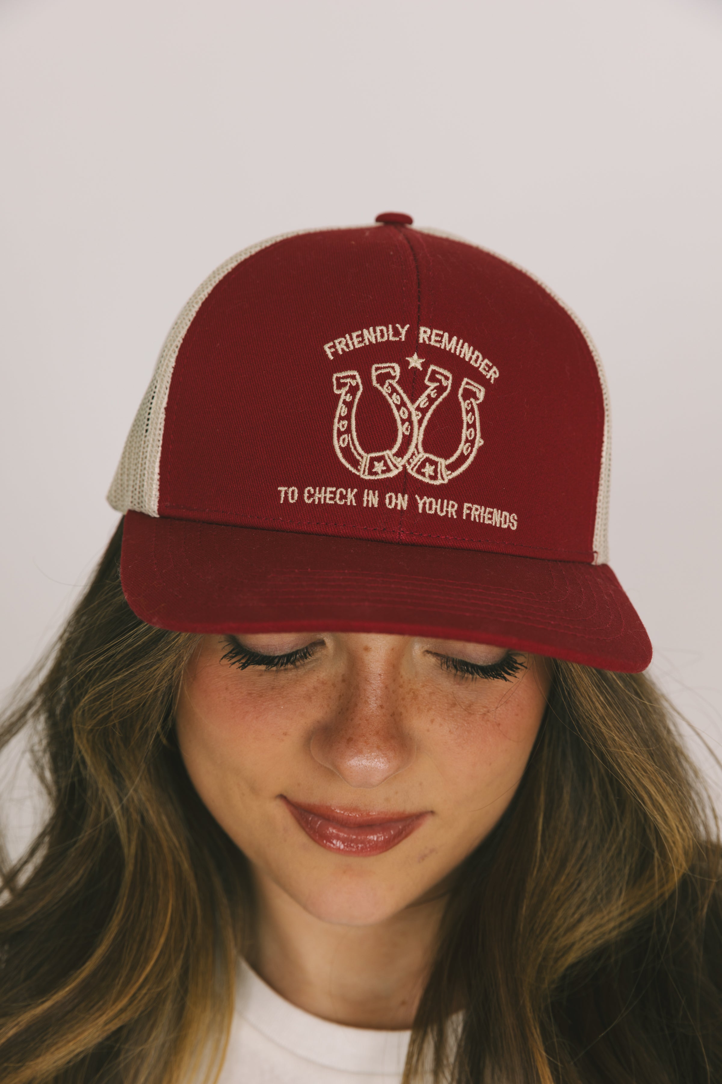 Mental Health Awareness Red Trucker Hat
