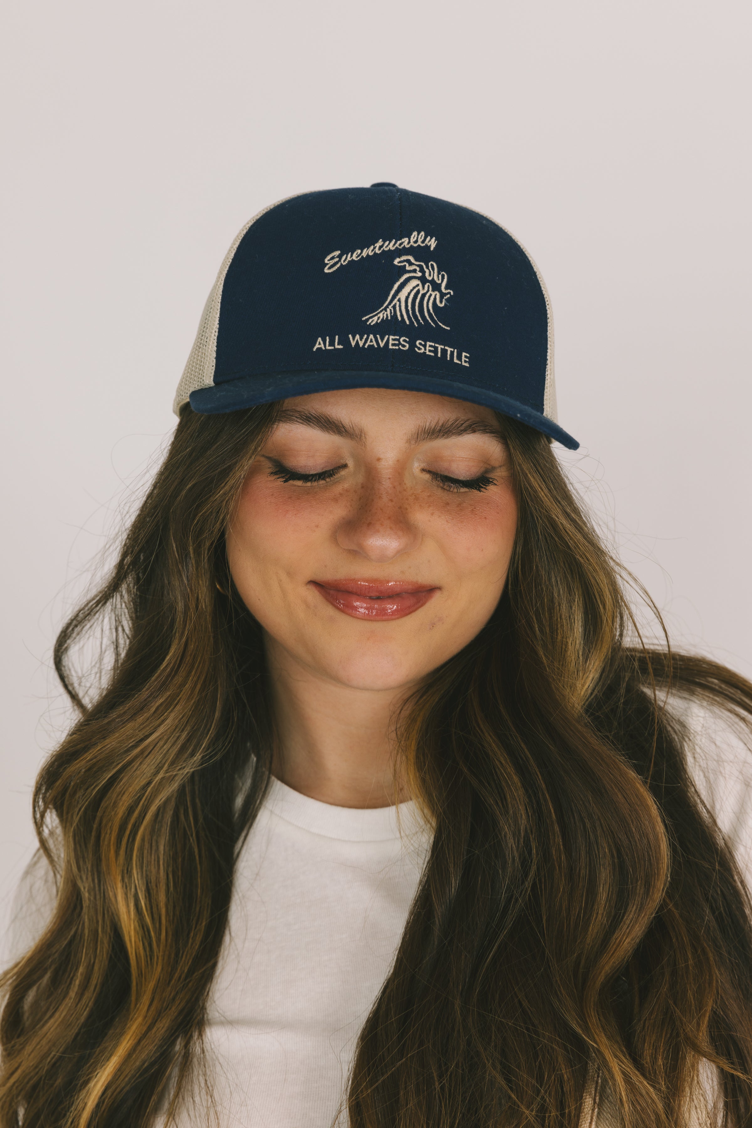 Mental Health Awareness Navy Trucker Hat