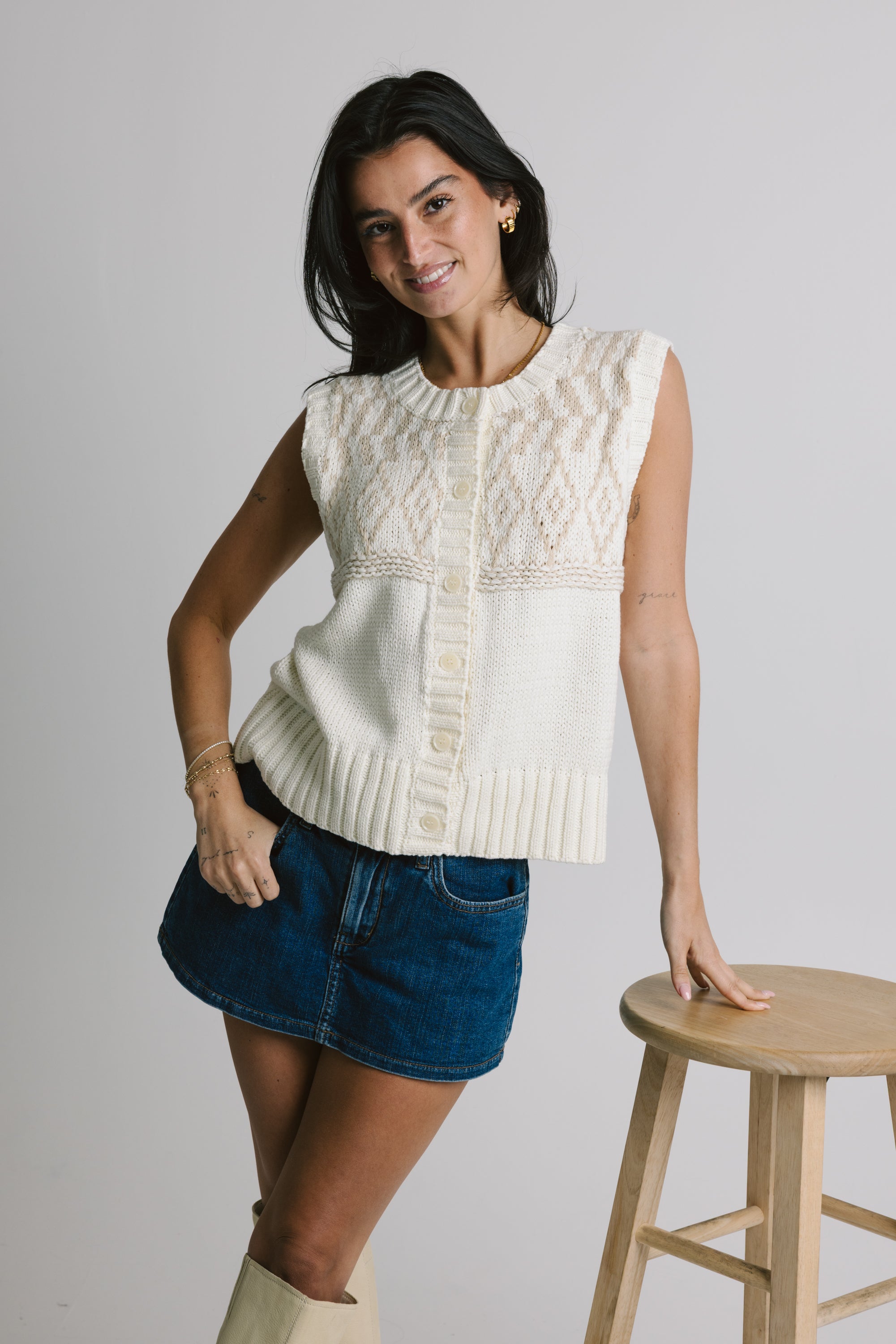 Illy Top in Oatmeal