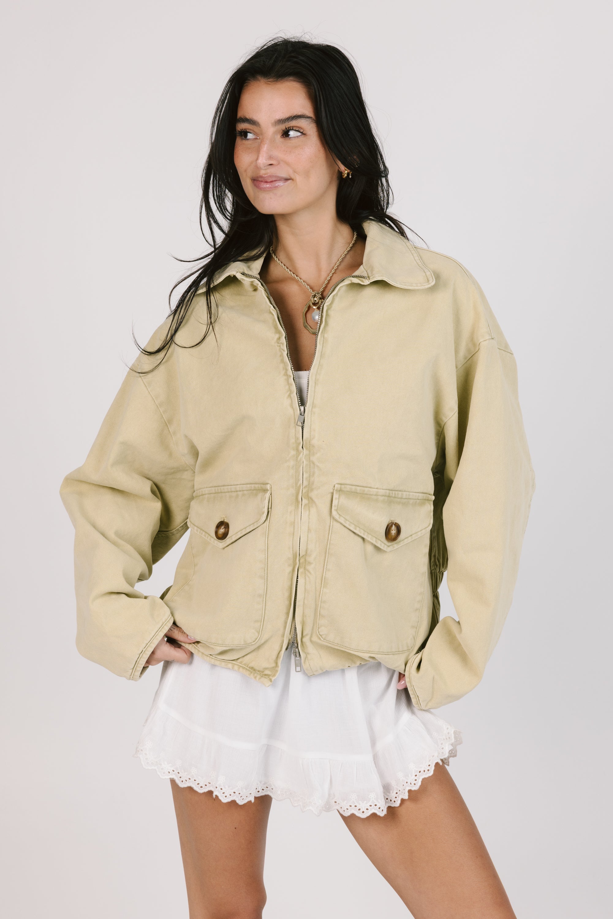 Erica Jacket in Sand