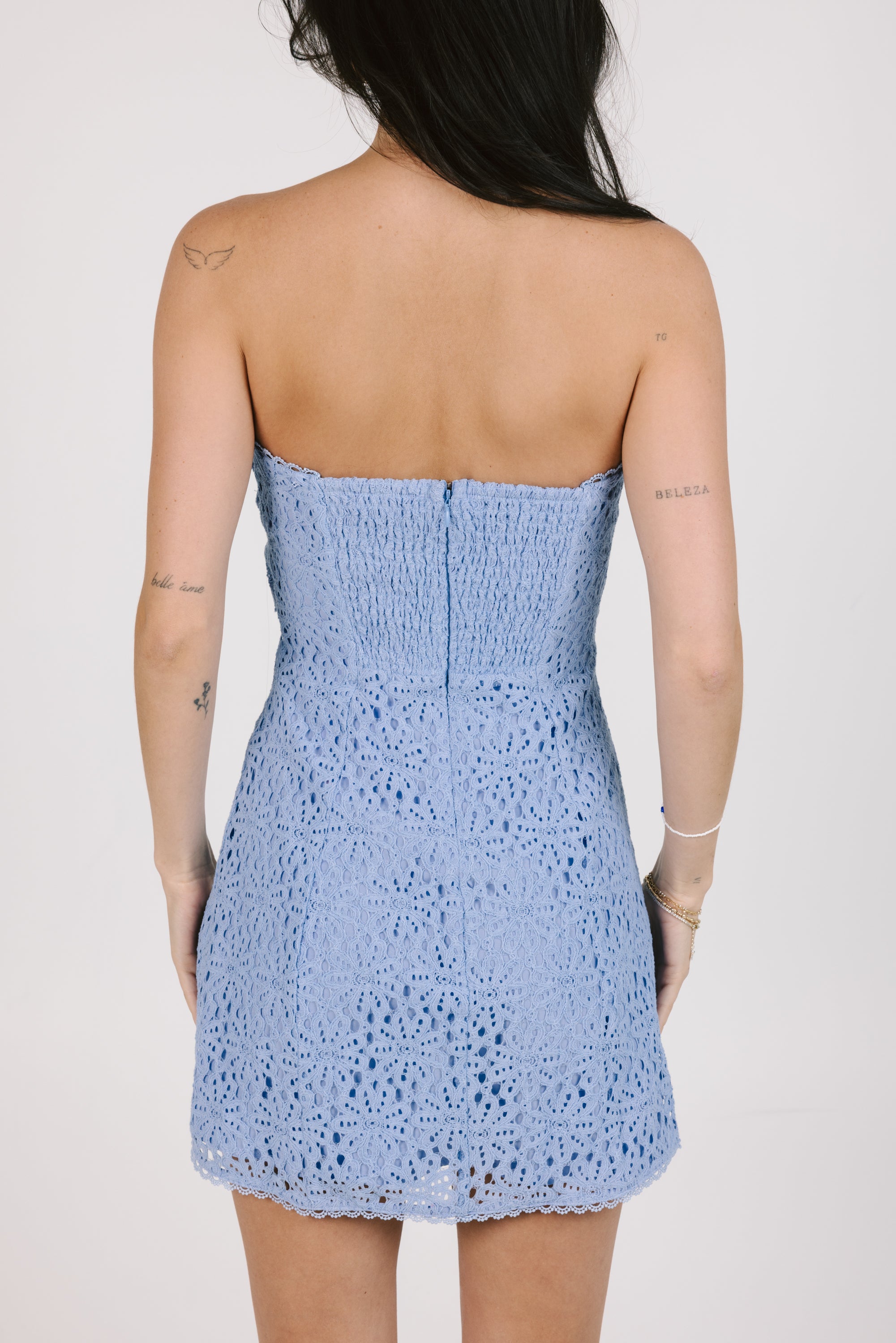 No Promises Dress in Blue
