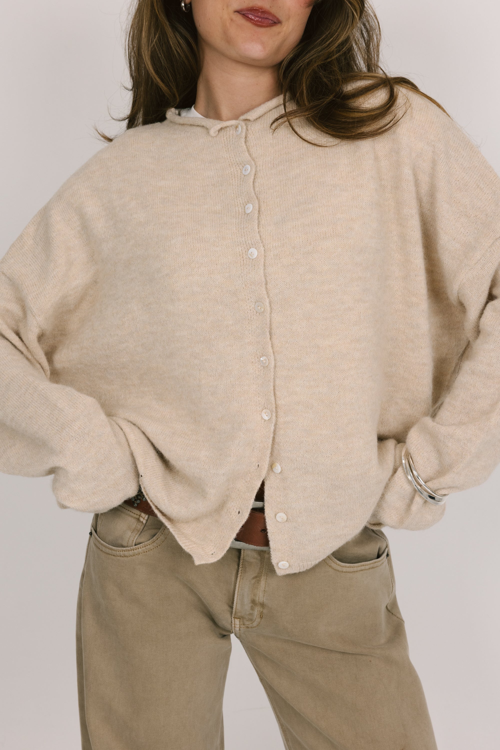 Phoebe Cardigan in Natural
