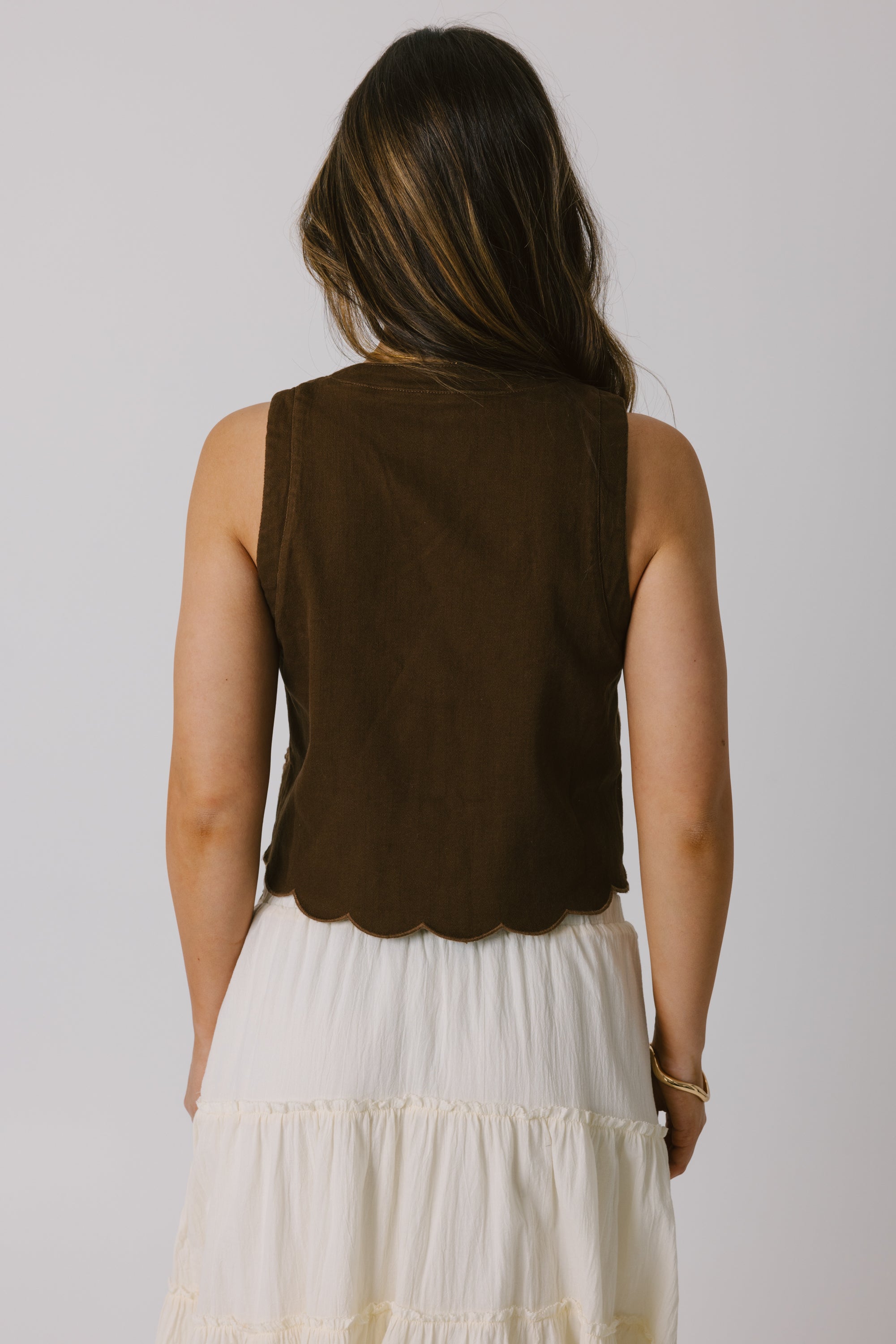 Rhea Top in Brown