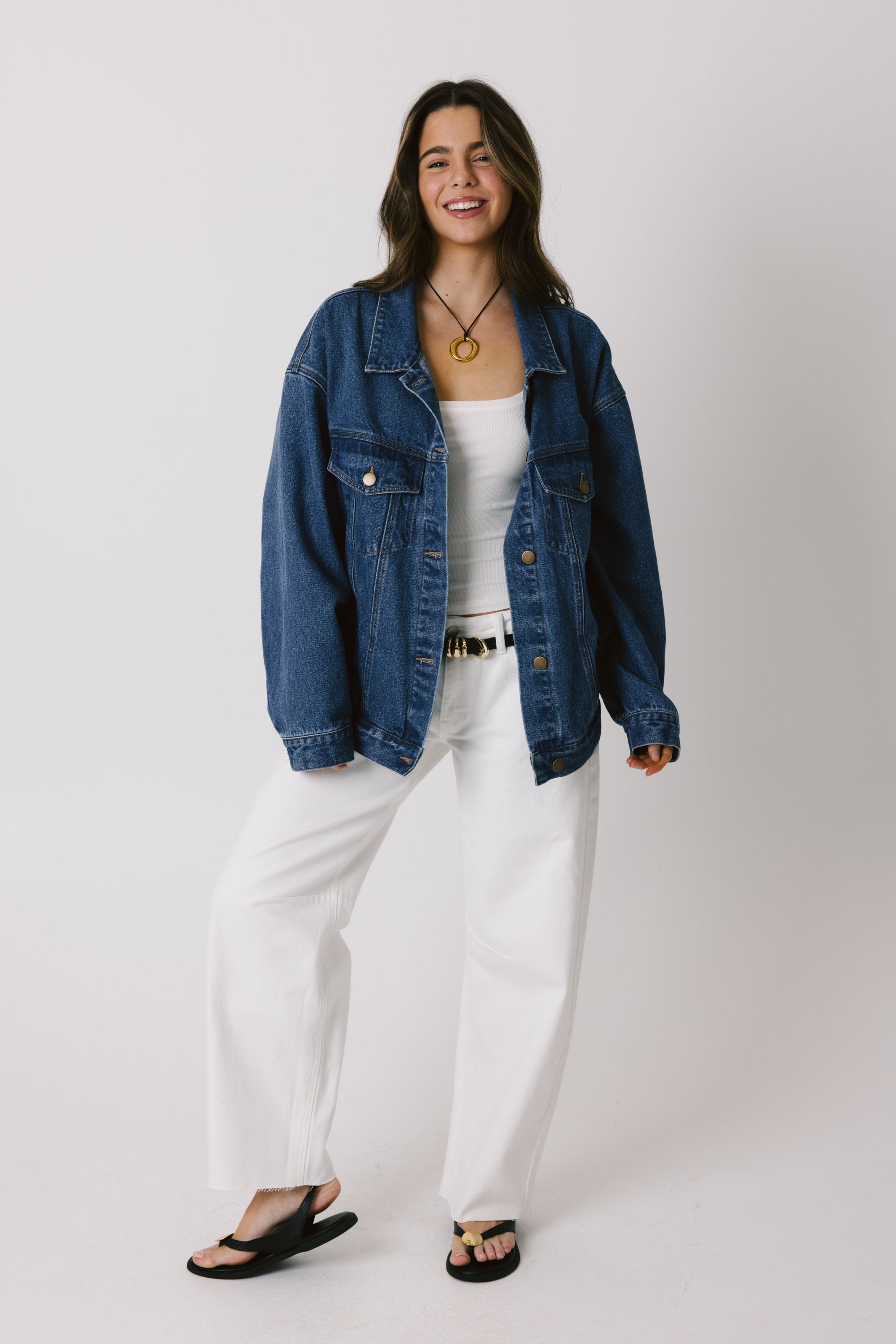 Midtown Denim Jacket in Dark Wash