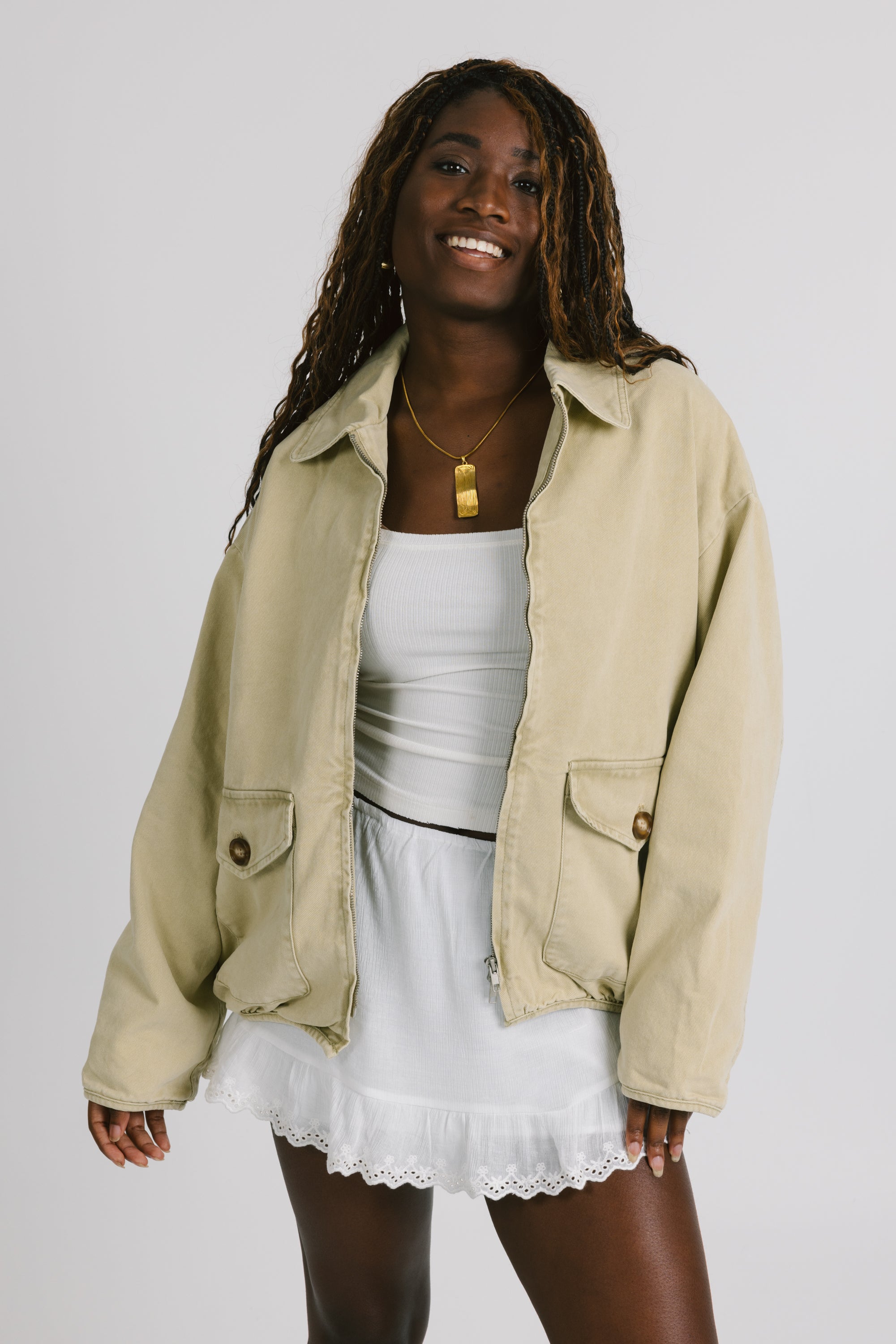 Erica Jacket in Sand